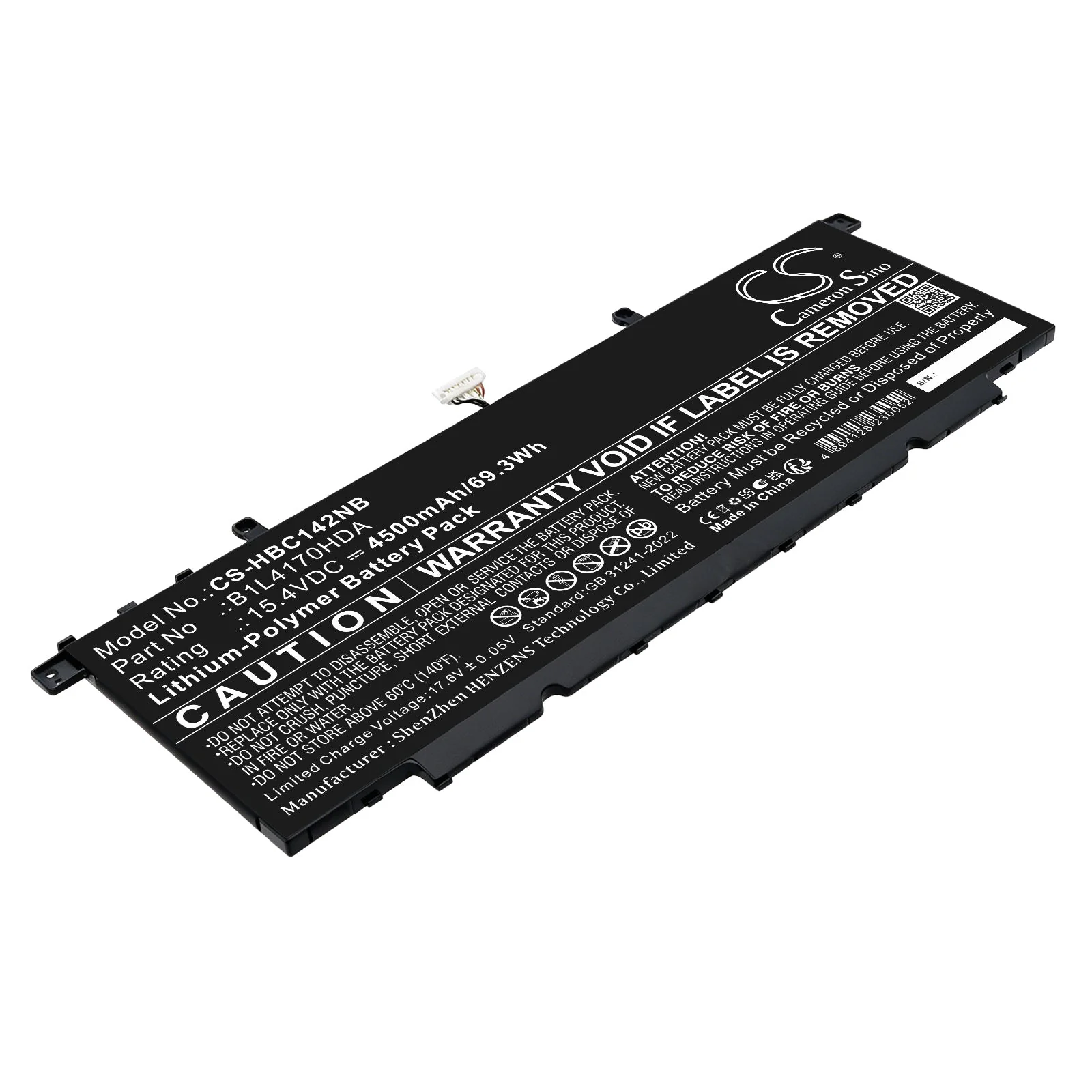H3C Book Ultra 14T Book Ultra 14T G2 Laptop and Notebook Replacement Battery - view 1