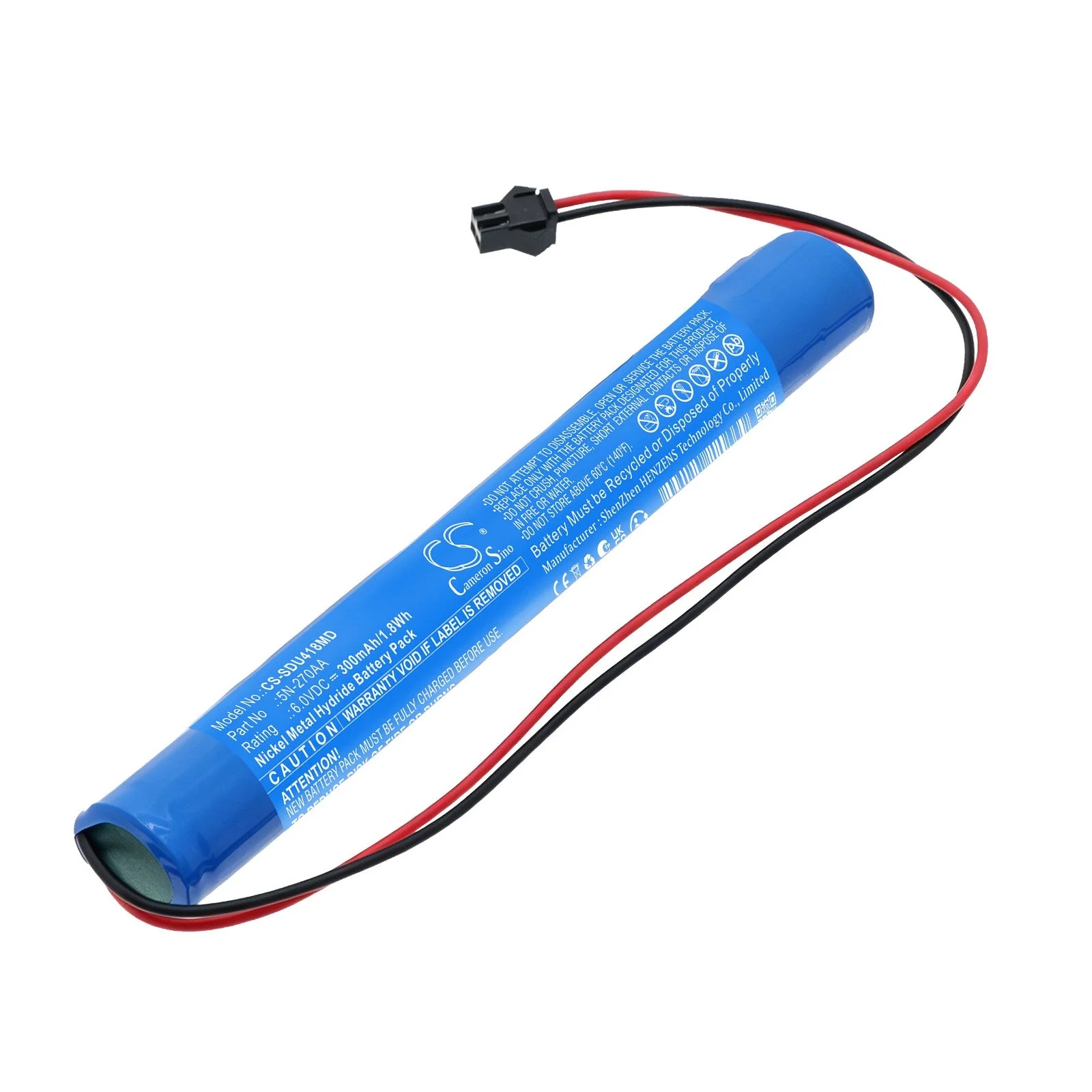 Sanyo MDF-U4186F Medical Replacement Battery - view 1