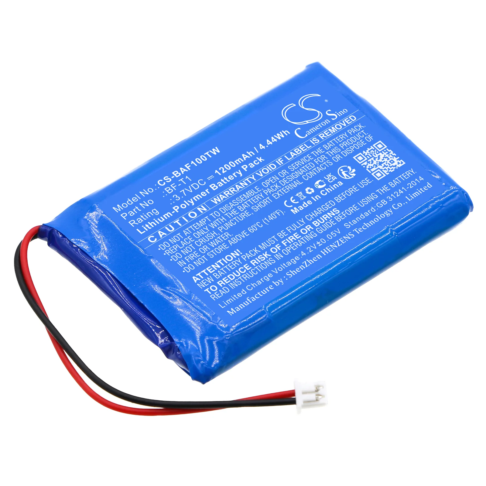 Baofeng T1,BF-T1,BF-T1 UHF Two Way Radio Replacement Battery - view 1