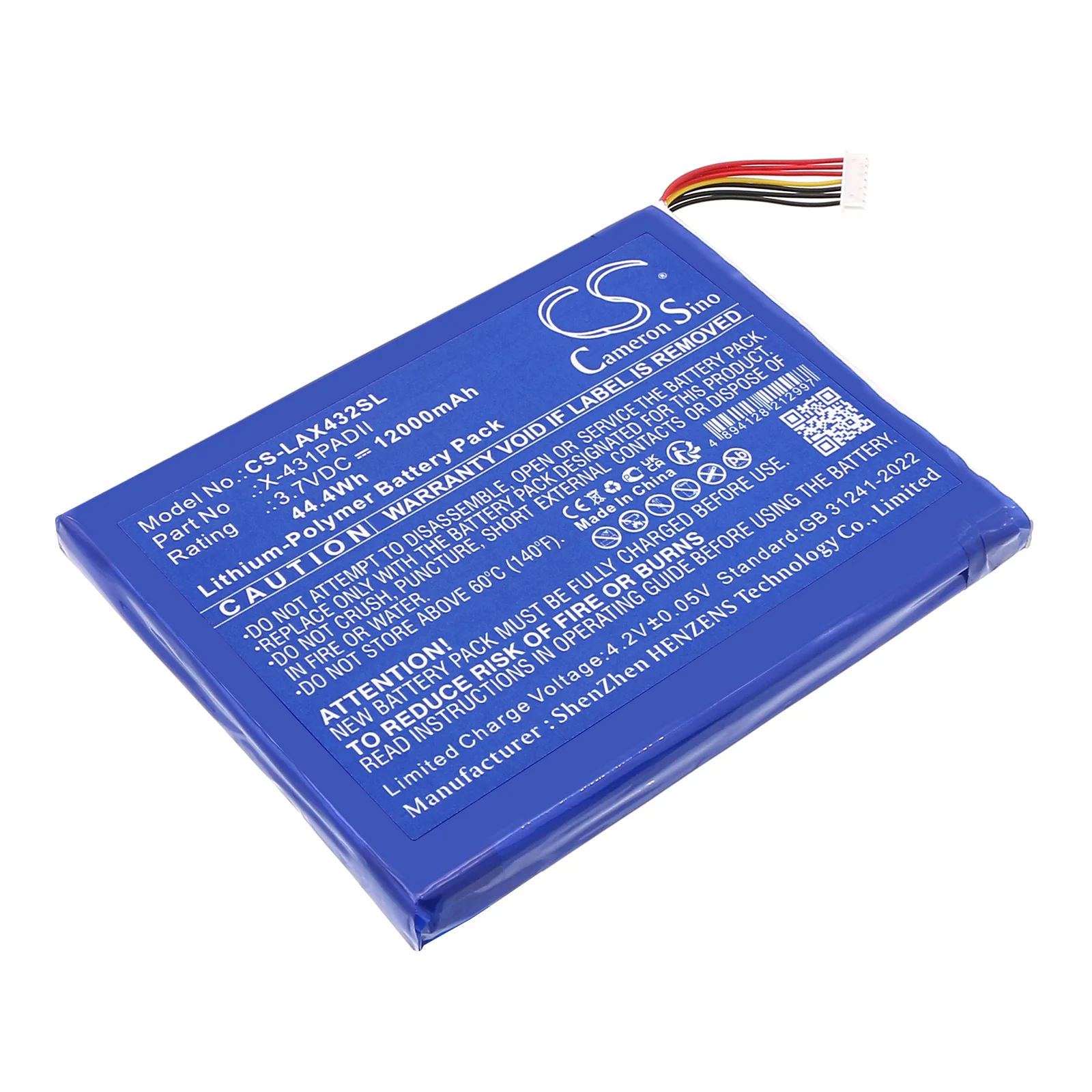 Launch Diagnostic Scanner X431 Pad 2,Diagnostic Scanner X431 Pad II Diagnostic Scanner Replacement Battery - view 1