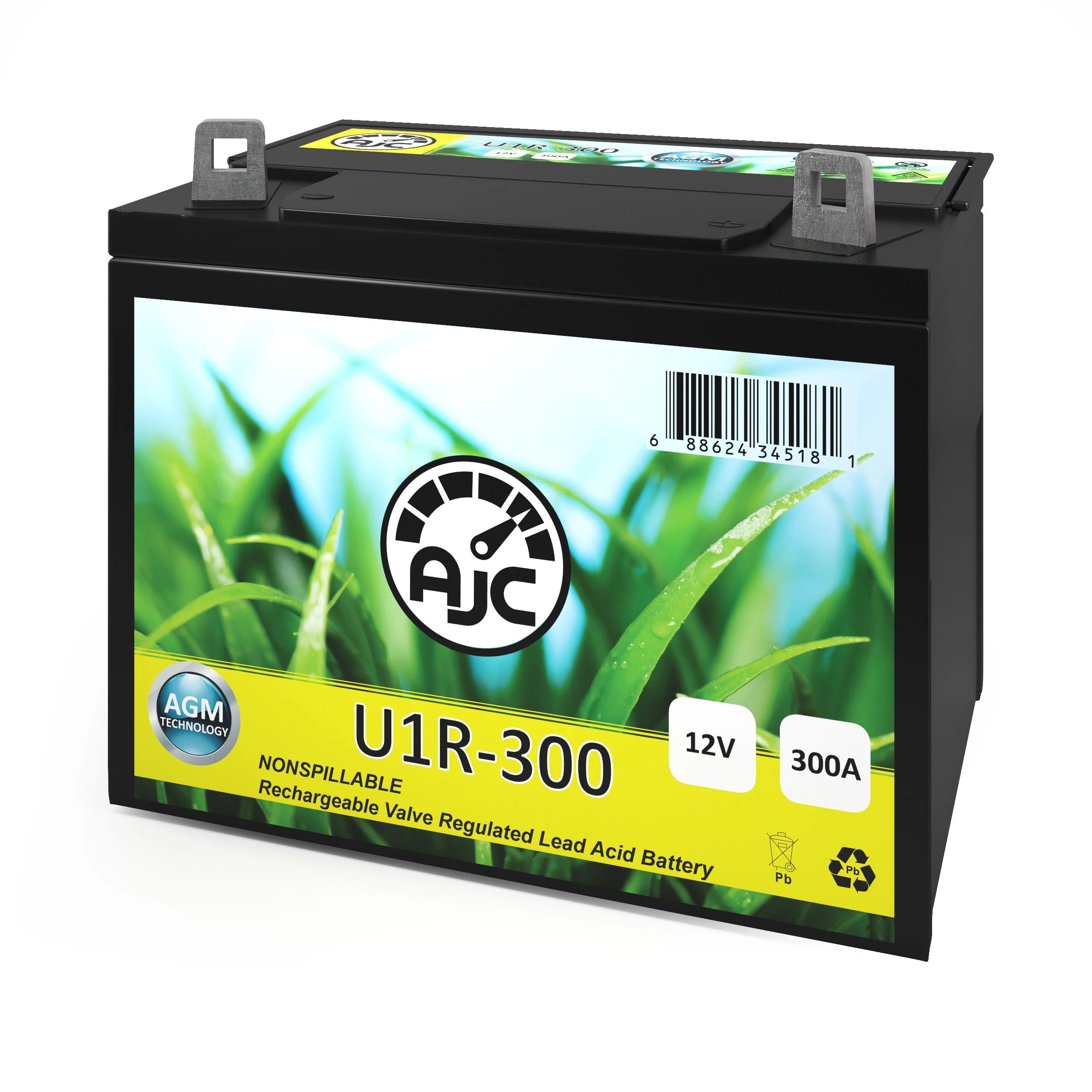 AJC Battery Compatible with Yard Man YTH14 U1R Lawn Mower and Tractor Battery - view 1