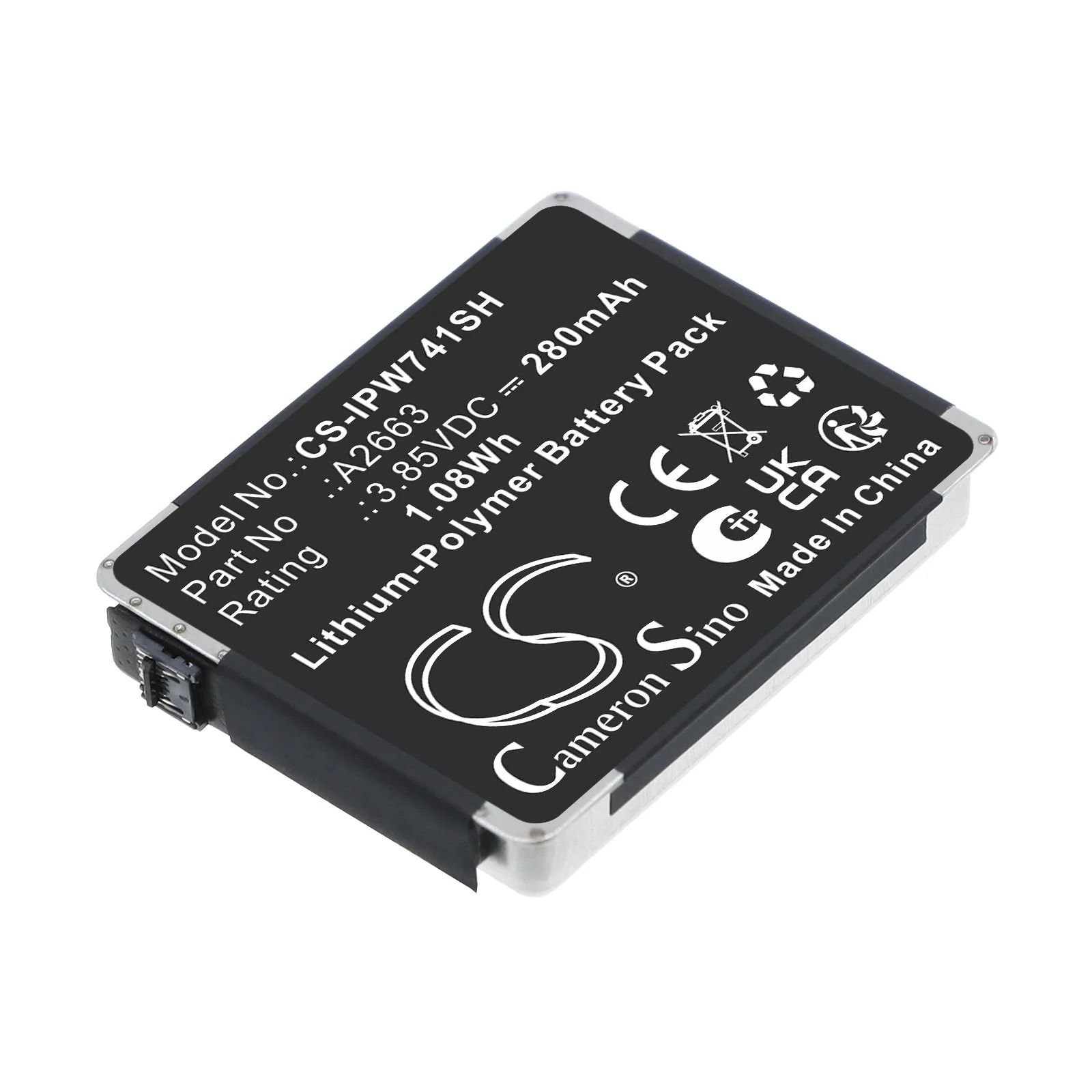 Apple A2473, A2475,A2476,Watch Series S7 41mm Smart Watch Replacement Battery - view 1