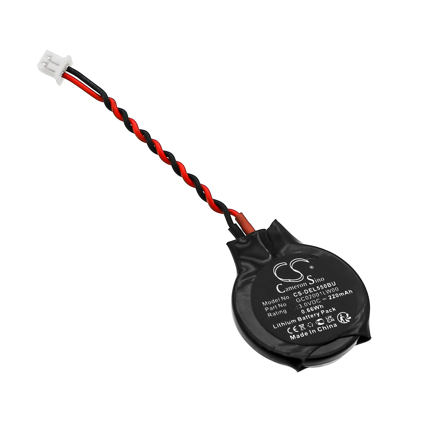 Dell Latitude E5550,Latitude E5560,Latitude E5570,Latitude E5580 CMOS Backup Replacement Battery - view 1
