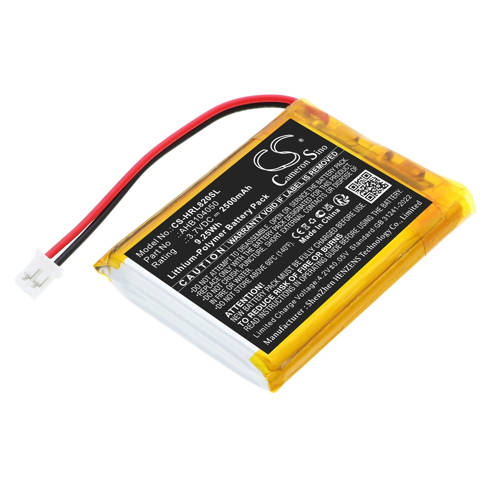 Hairmax Laserbrand 82 Personal Care Replacement Battery - view 1