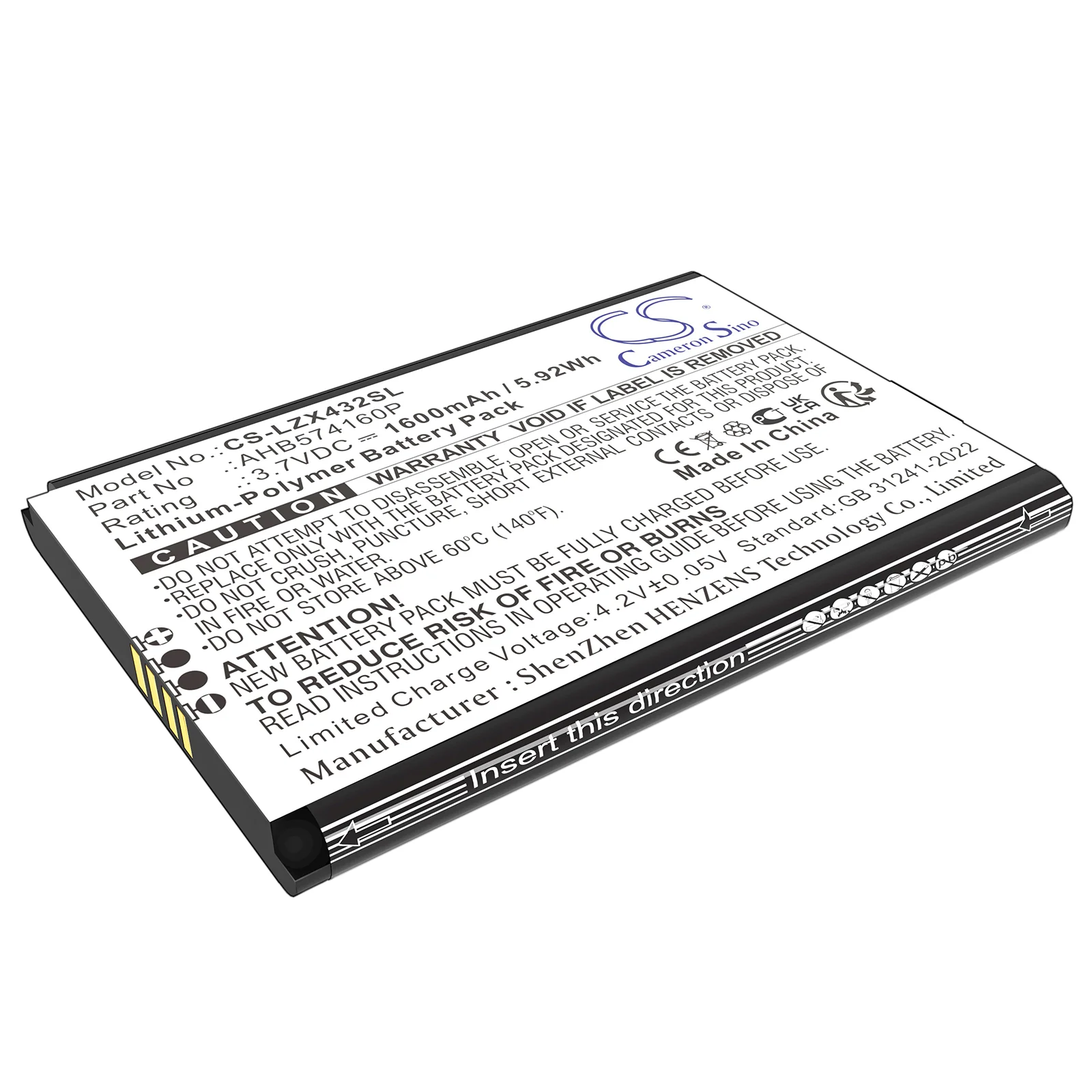 Launch X431,X431 Diagun Diagnostic Scanner Replacement Battery - view 1
