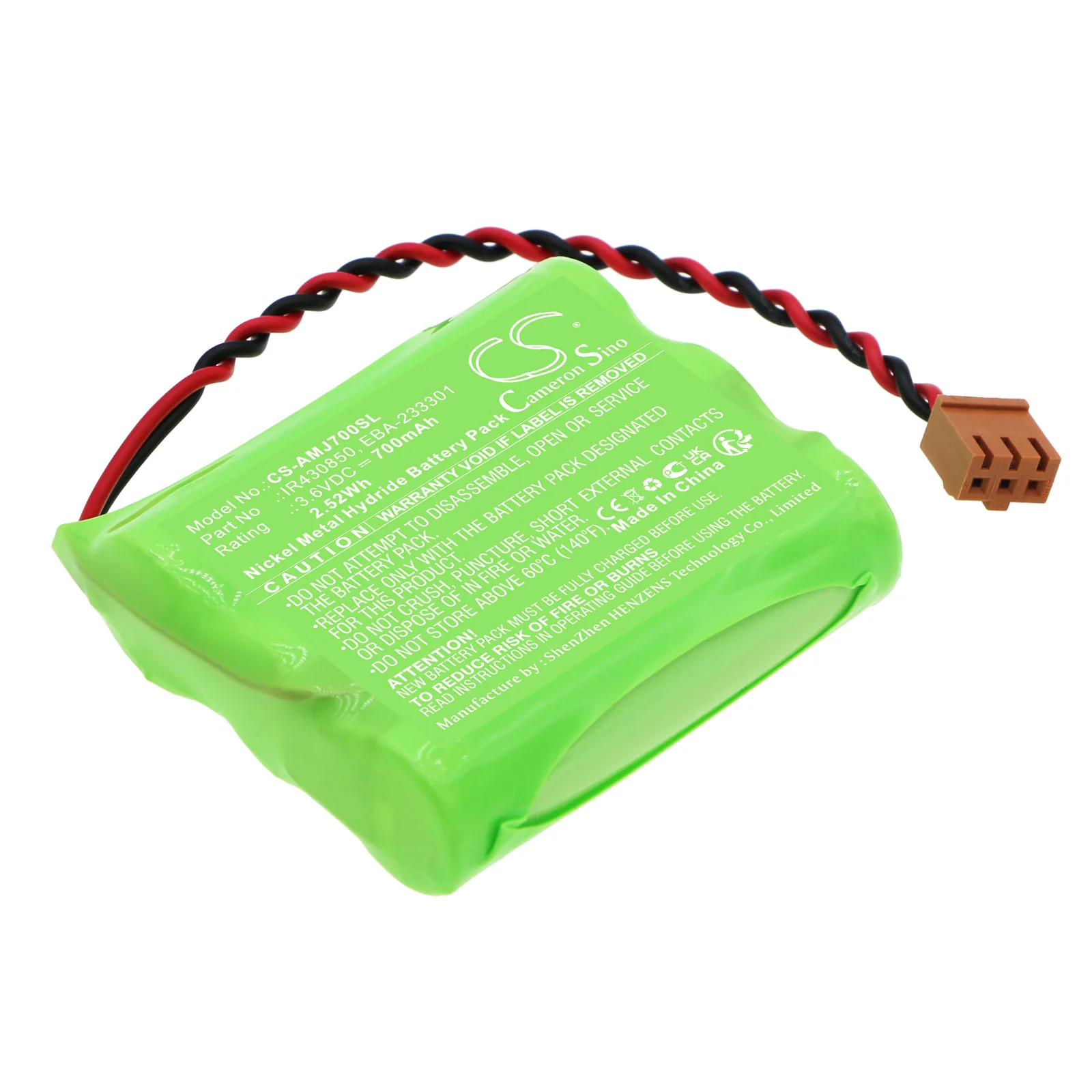 Amano MJR-7000,MJR-7000EZ,MJR-8000,MJR810,MJR-8000N,MJR-BIO Biometric Totalizer,Stromberg SJX-8000 Time Clock Replacement Battery - view 1