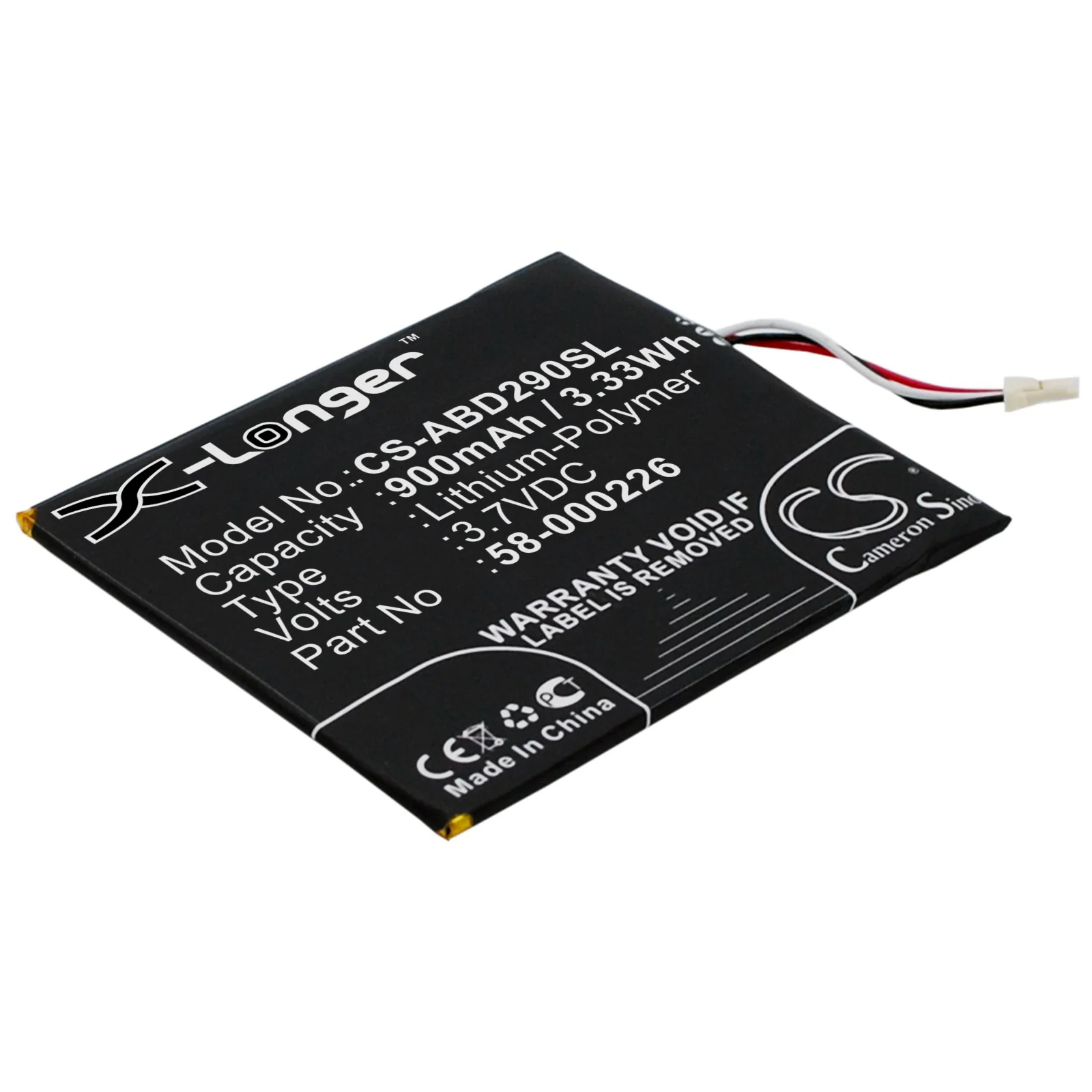Amazon Kindle 10th,J9G29R,B07DLPWYB7,53-014490,Kindle Basic 10th Generation,Kindle Touch 2019,Kindle 10th Gen 2019 eReader Replacement Battery - view 1