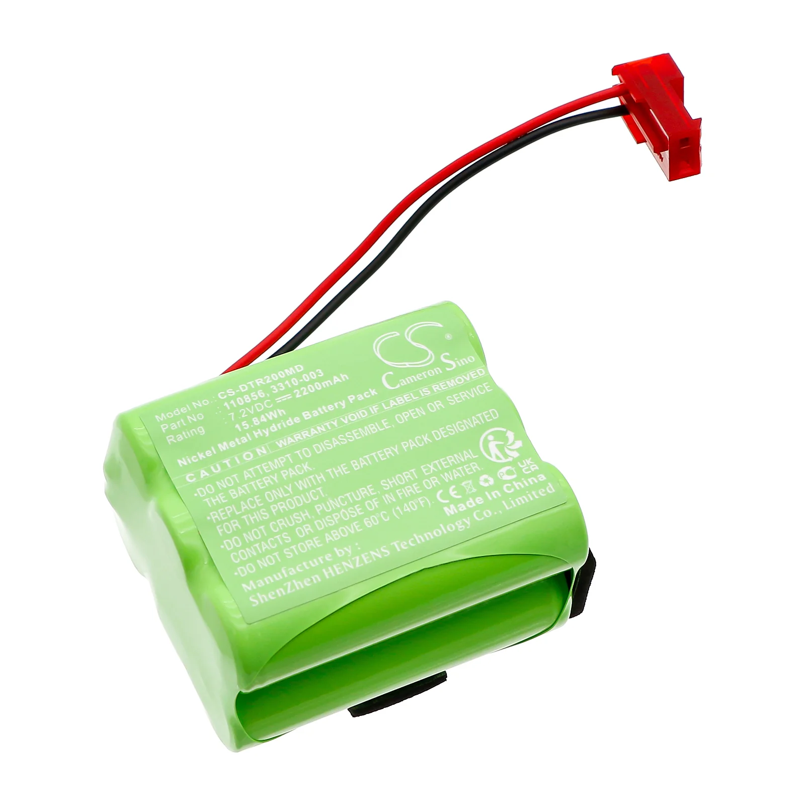 Trimed Oxitest 2000,Oxitest 7 Plus,3310-003 Medical Replacement Battery - view 1