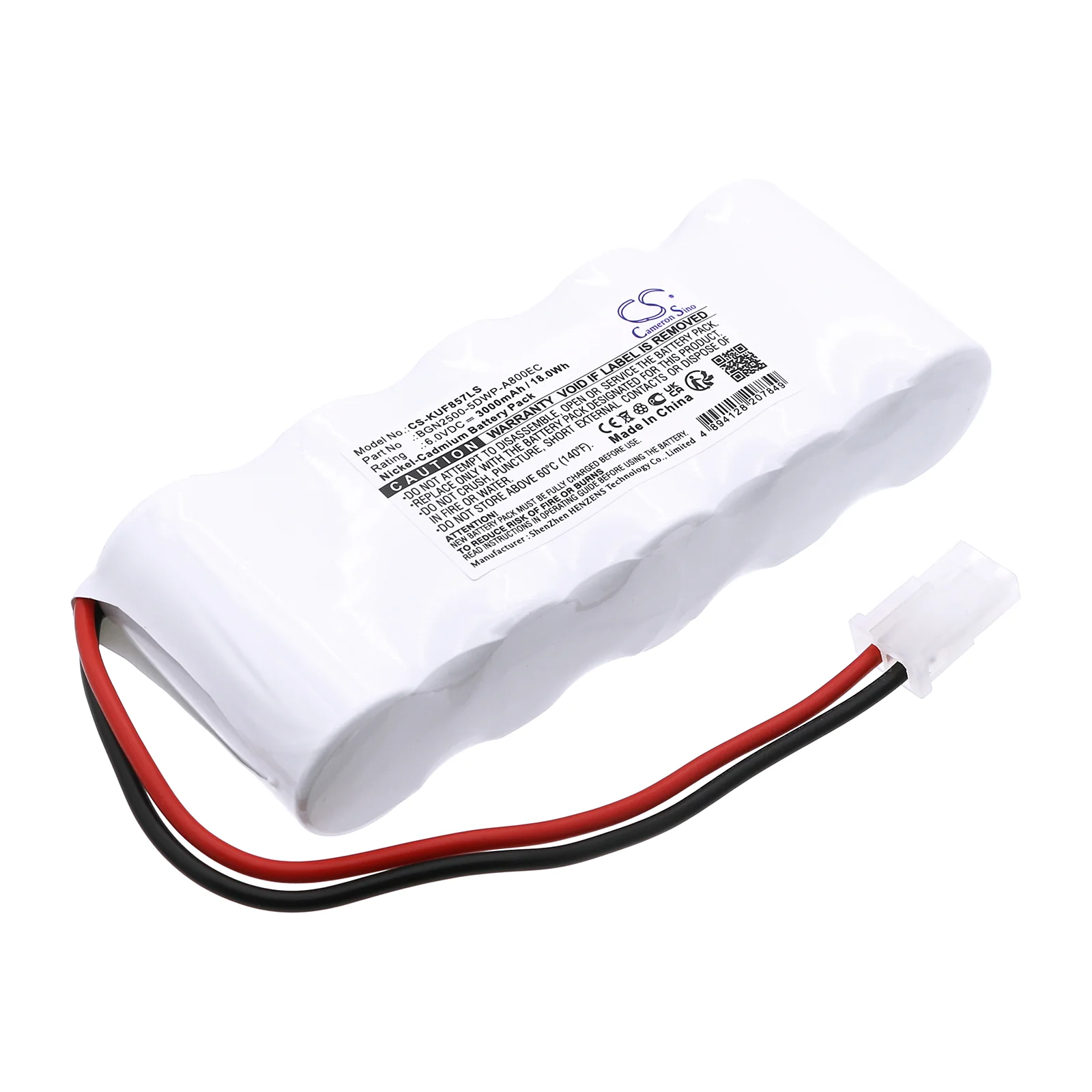 Kaufel 850.0057 Emergency Light Replacement Battery - view 1