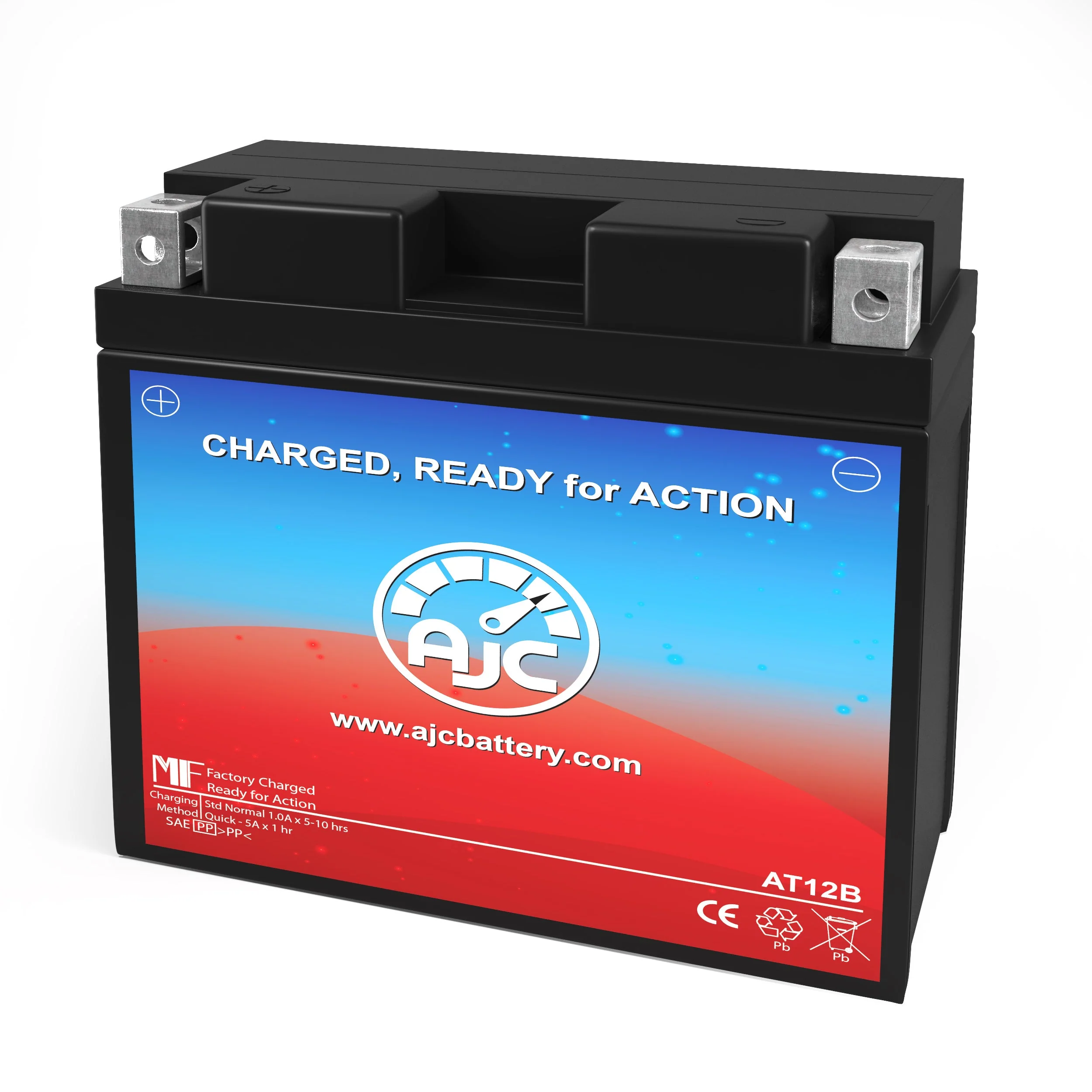 AJC Battery Compatible with Ducati Monster 620 Dark 620CC Motorcycle Battery (2005-2006) - view 1