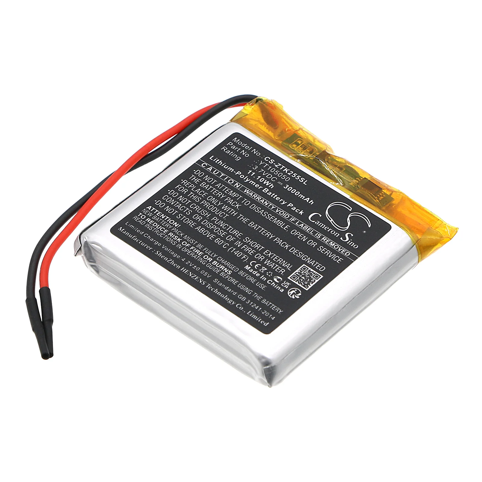 ZKTeco ZK-255,Multifunctional Air Quality Detector,AQD-V43-W Survey Multimeter and Equipment Replacement Battery - view 1