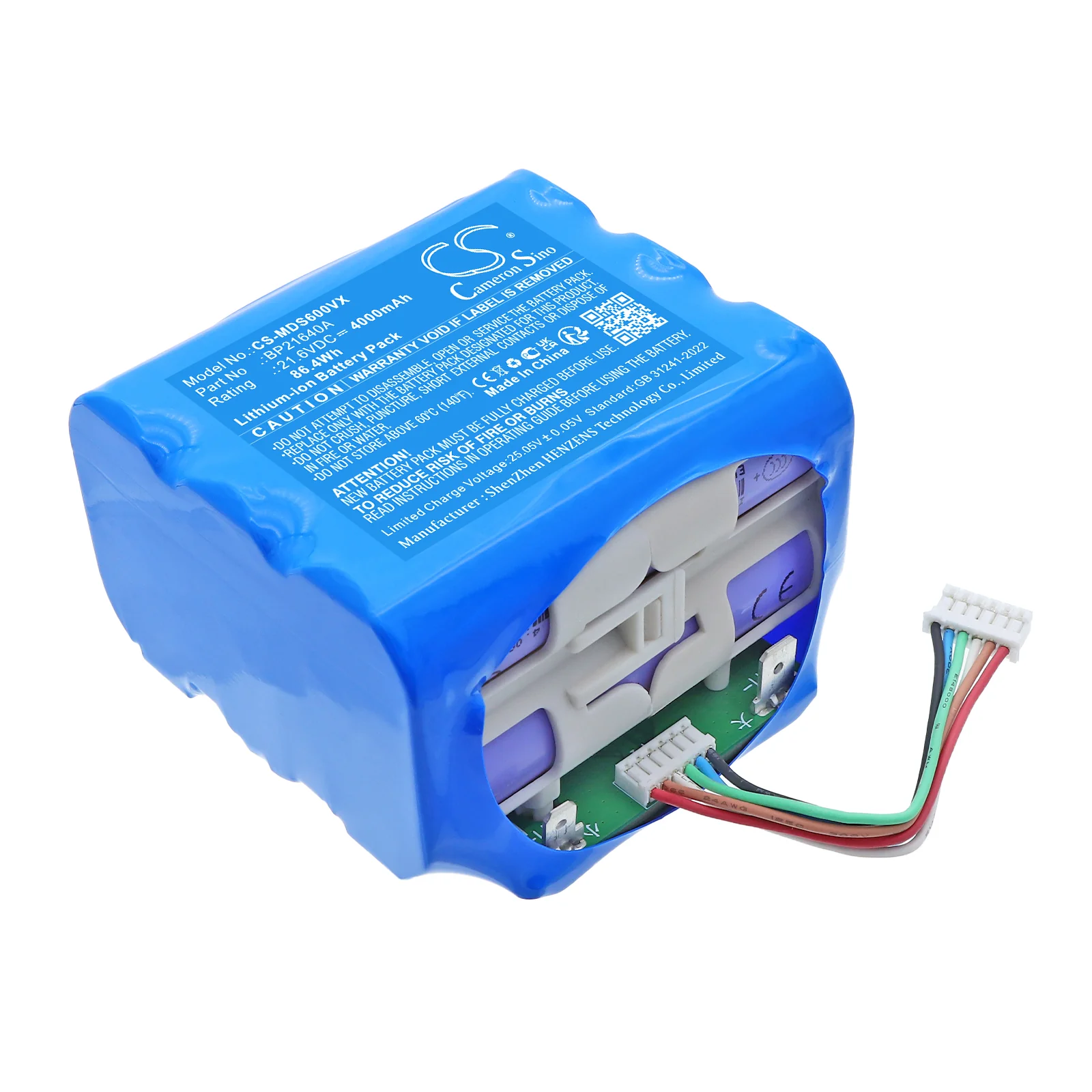 Midea S60,S60 Hono,S60 Pro,S60 Ultra Vacuum Replacement Battery - view 1