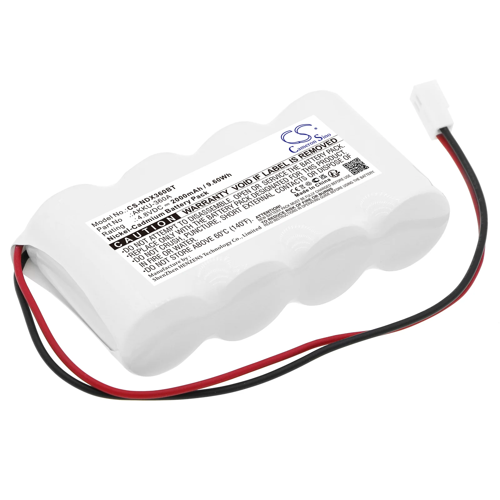Indexa OS360A,OS365A,151A,32094,111A,9000ASD Alarm Replacement Battery - view 1