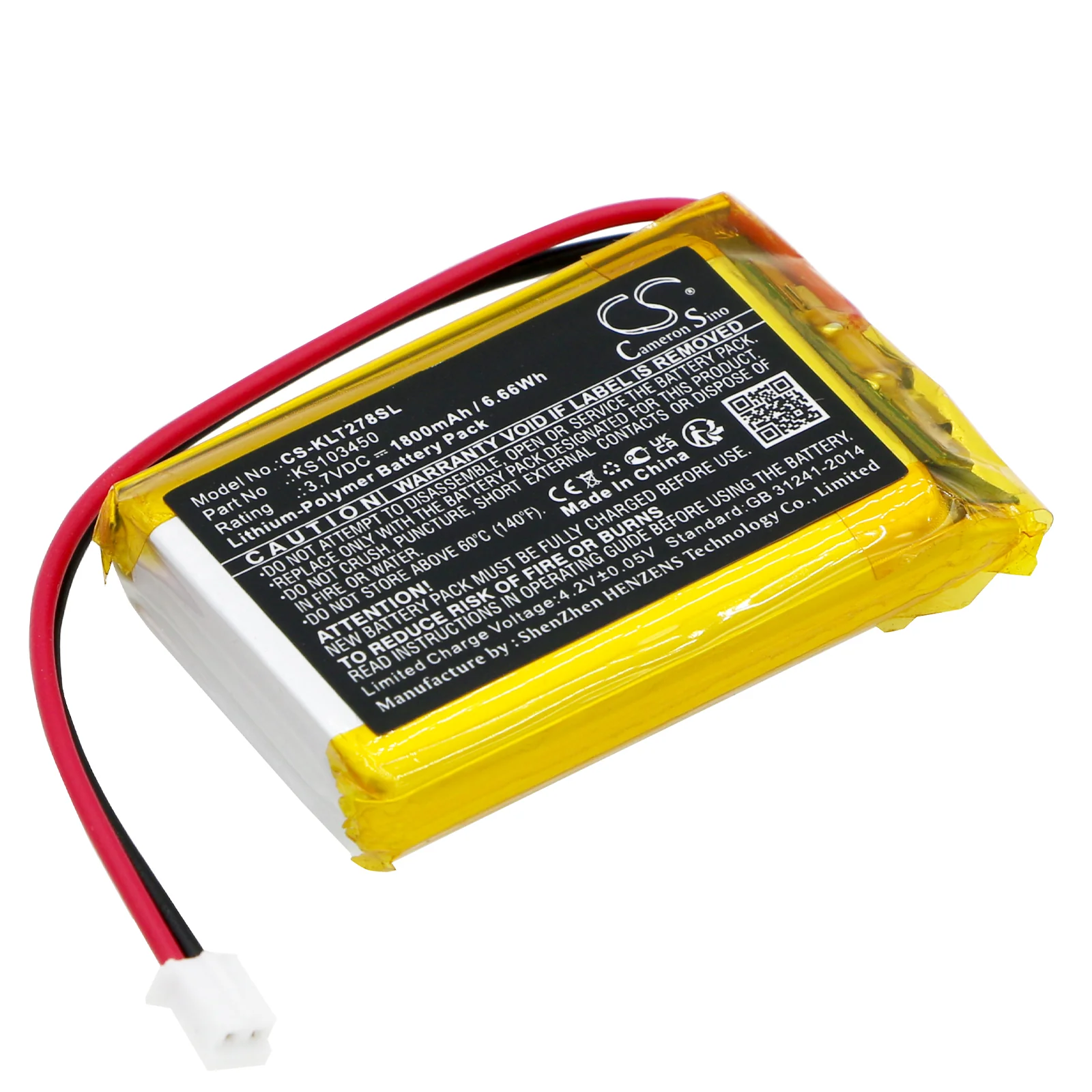 Kolsol AT278 Survey Multimeter and Equipment Replacement Battery - view 1