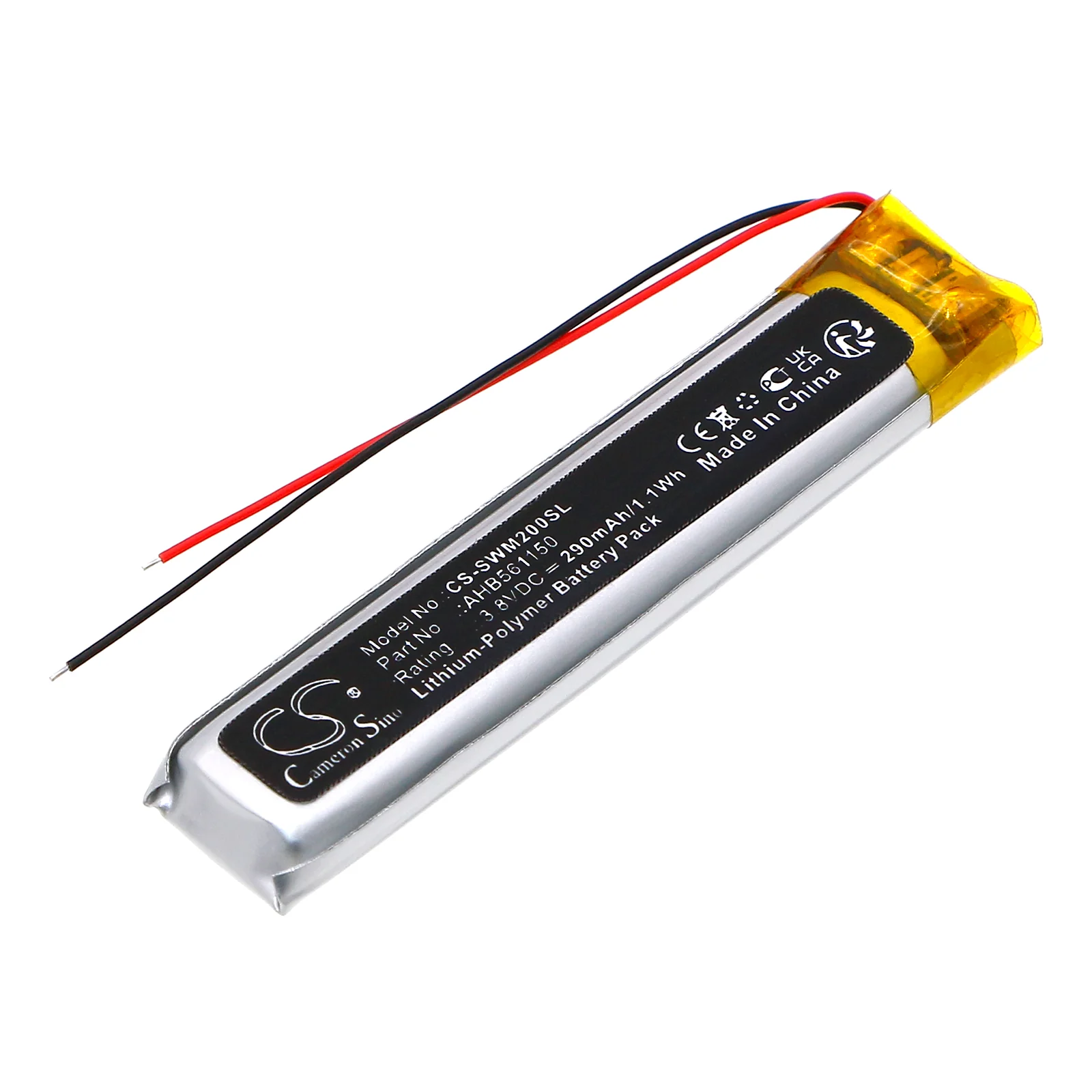 Sony WI-1000XM2 Headphone Replacement Battery - view 1