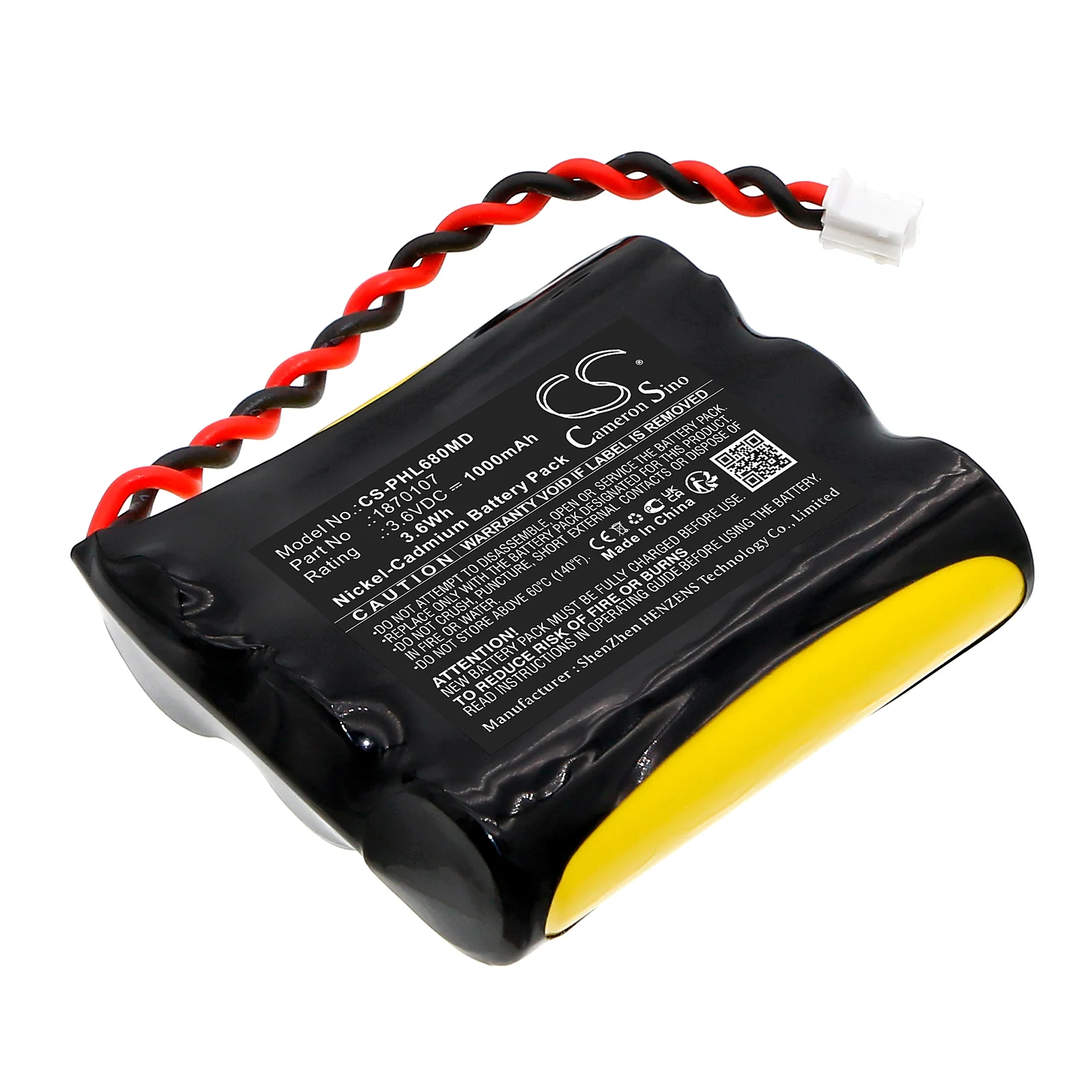 Philips Lifeline Systems 6800XT Communicator Medical Replacement Battery - view 1