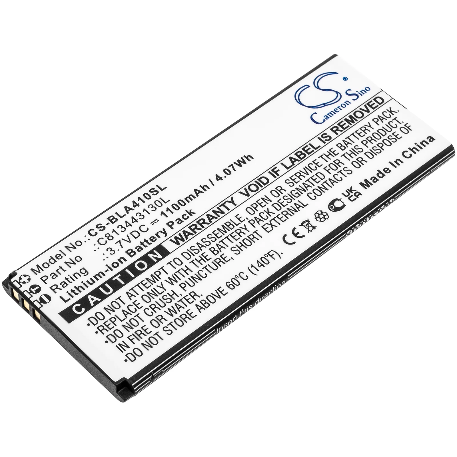 BLU Advance L5,L4,Advance A4 2019,A410U,Advance L4,L5 Mobile Phone Replacement Battery - view 1
