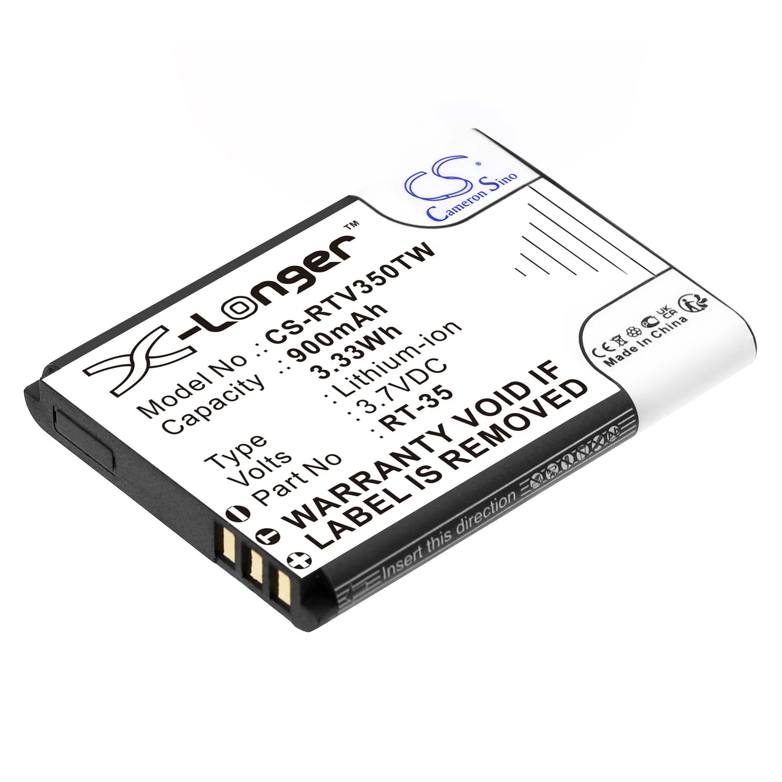 Retevis RT35 Two Way Radio Replacement Battery - view 1