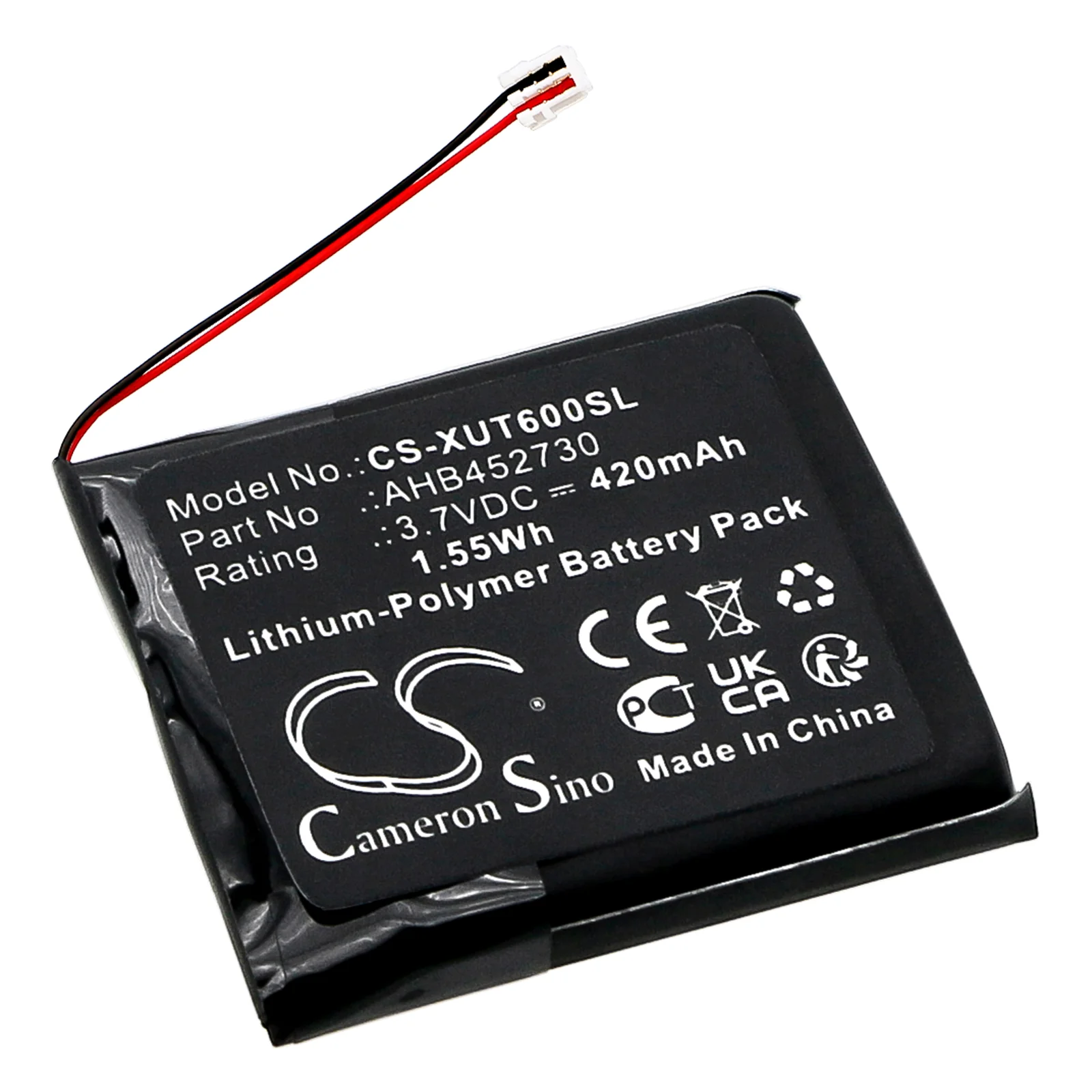 Xvive U6 Wireless Microphone Receiver Remote Control Replacement Battery - view 1