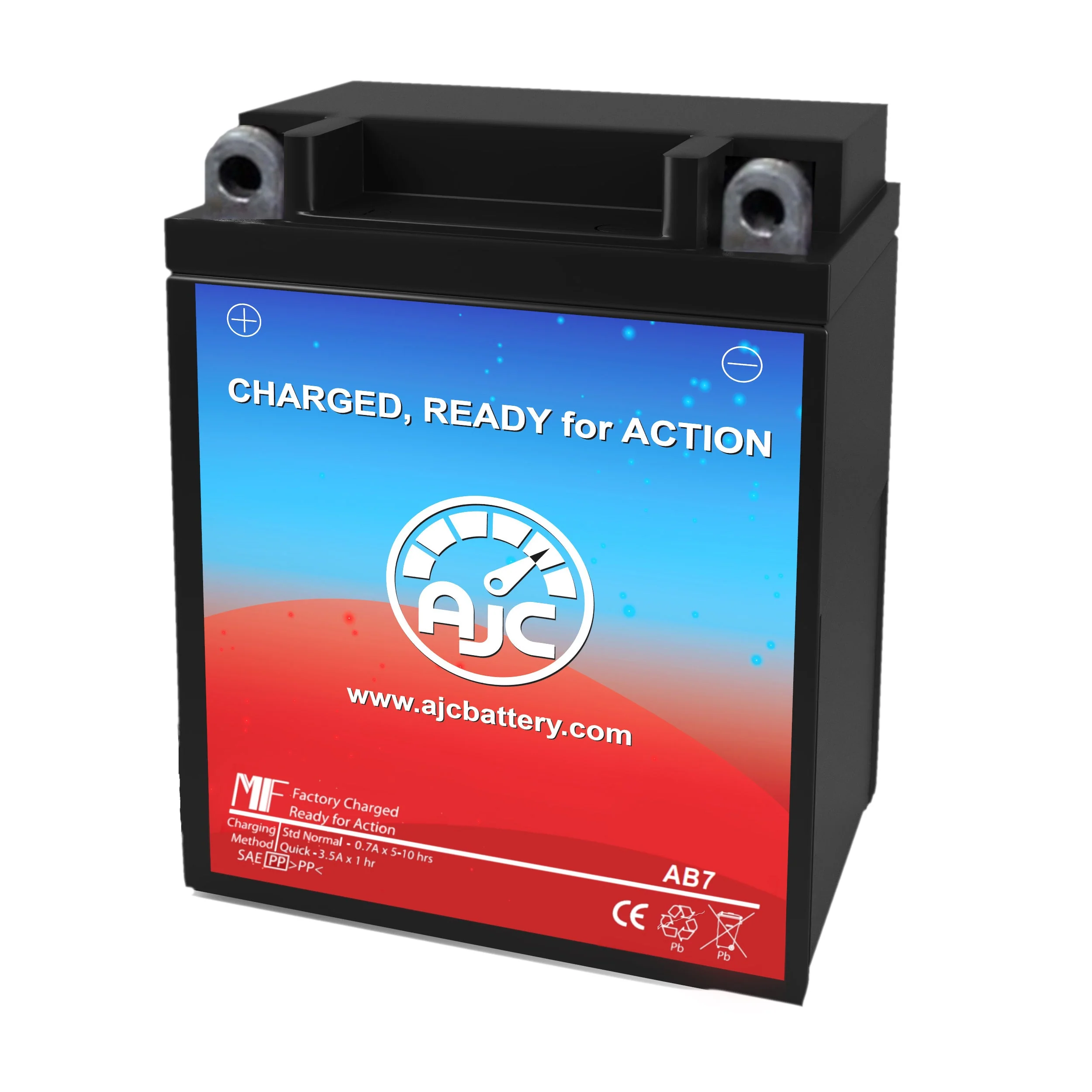 AJC Battery Compatible with Piaggio (Vespa) PK80XL 80 80CC Scooter and Moped Battery - view 1