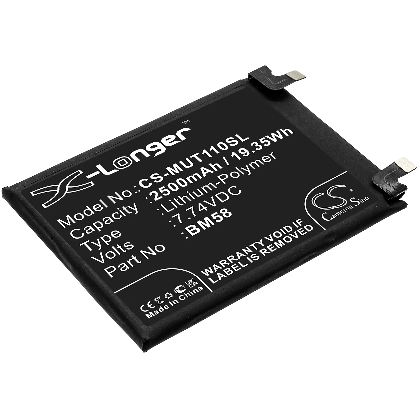 Xiaomi Mi 11T Pro 5G,2107113SG Mobile Phone Replacement Battery - view 1