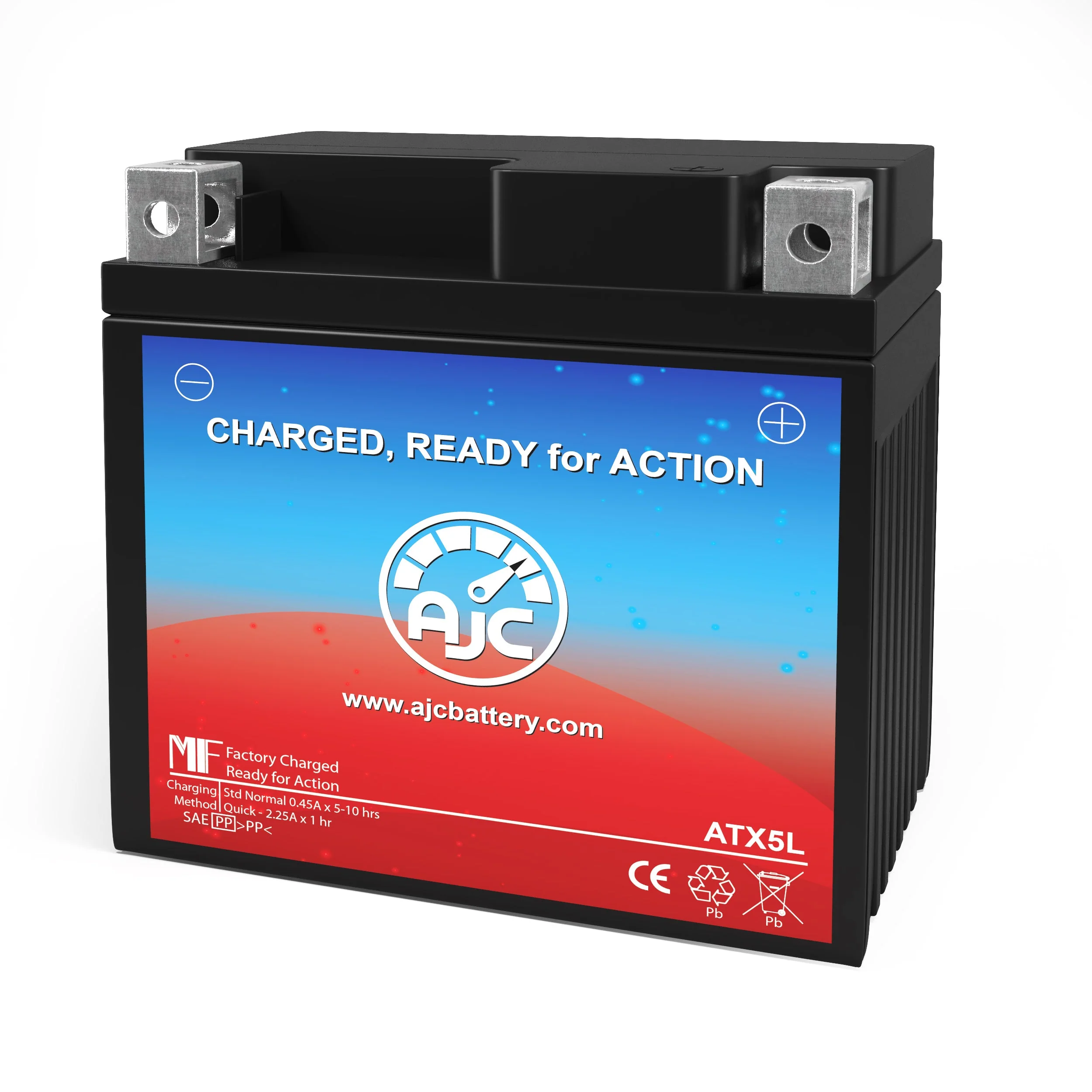 AJC Battery Compatible with KTM XC Sport 450CC ATV Battery (2008-2012) - view 1