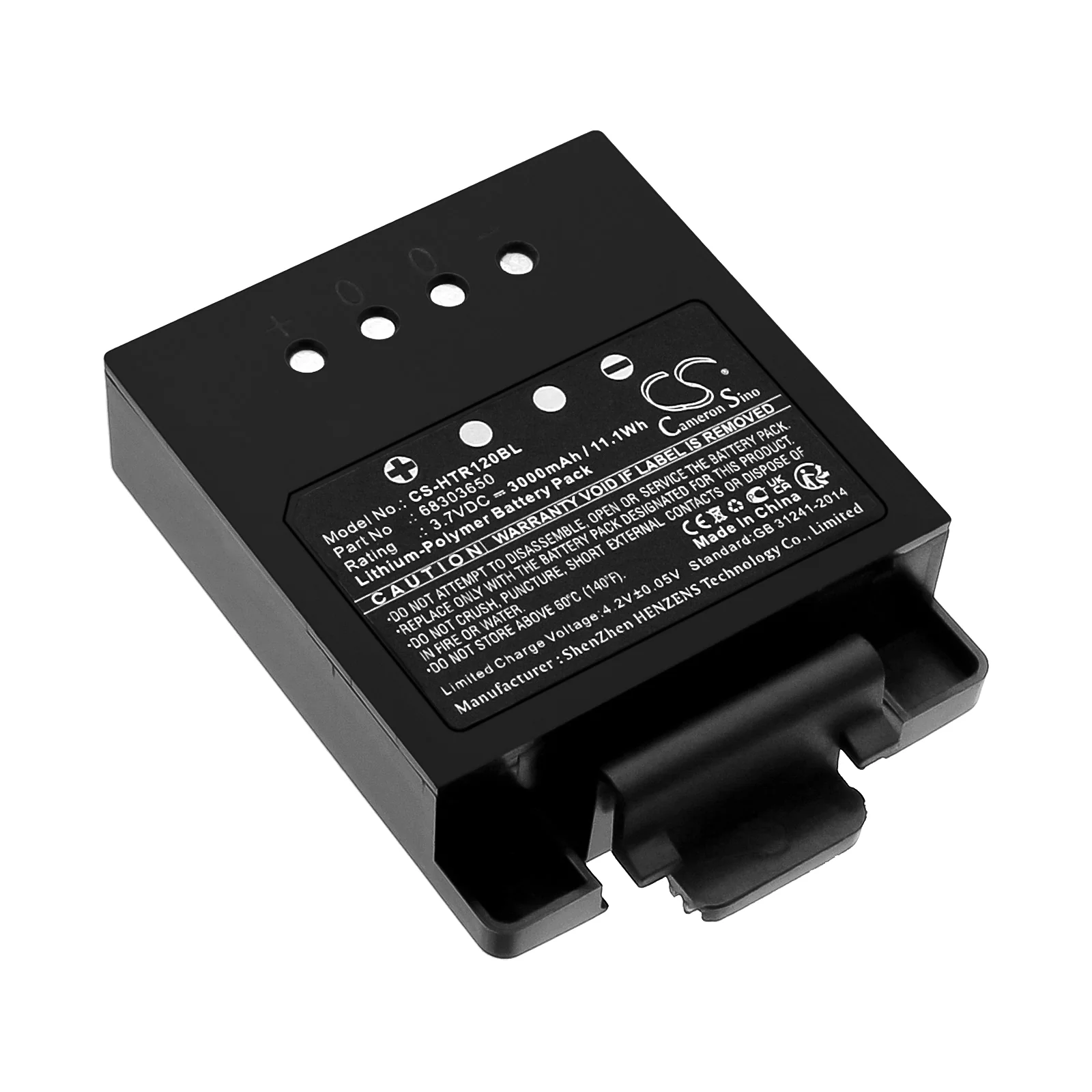 Hetronic ERGO-120 Remote Control Replacement Battery - view 1