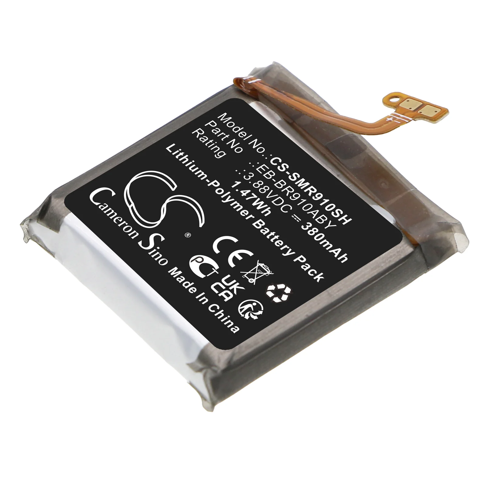 Samsung Watch 5 44mm,SM-R915U,SM-R910,SM-R915 Smart Watch Replacement Battery - view 1