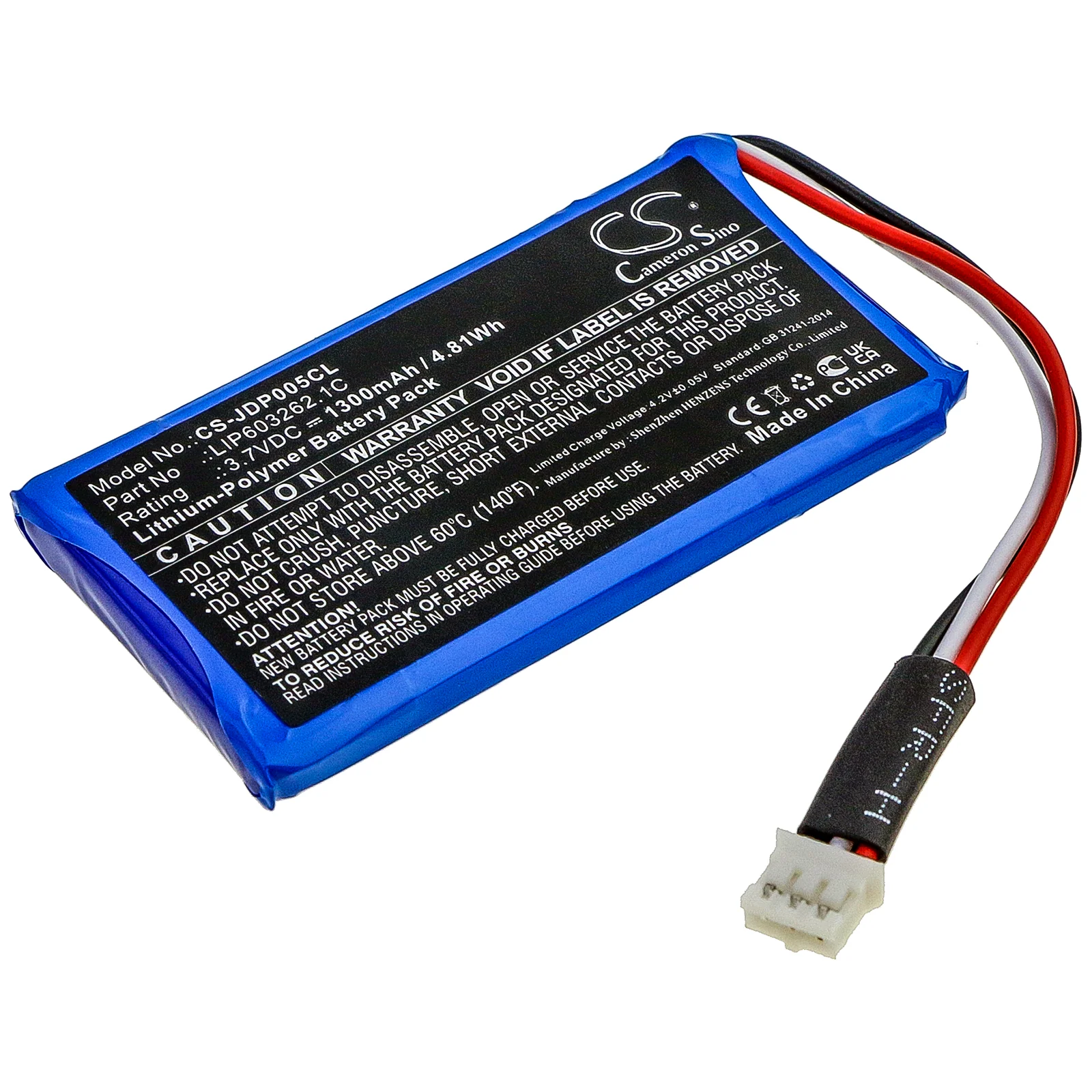 Jablocom GDP-04i Cordless Phone Replacement Battery - view 1