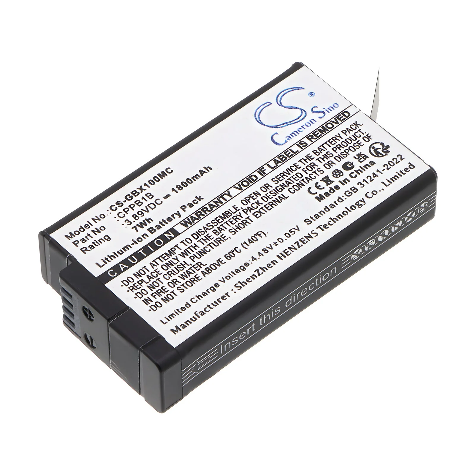 GoPro Max 2, MAX2 Camera Replacement Battery - view 1
