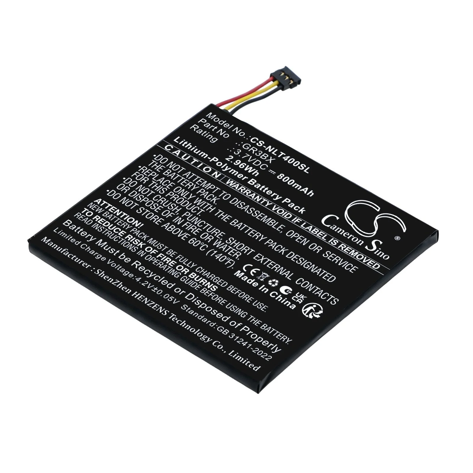 Nest Thermostat 4th Generation Smart Home Replacement Battery - view 1