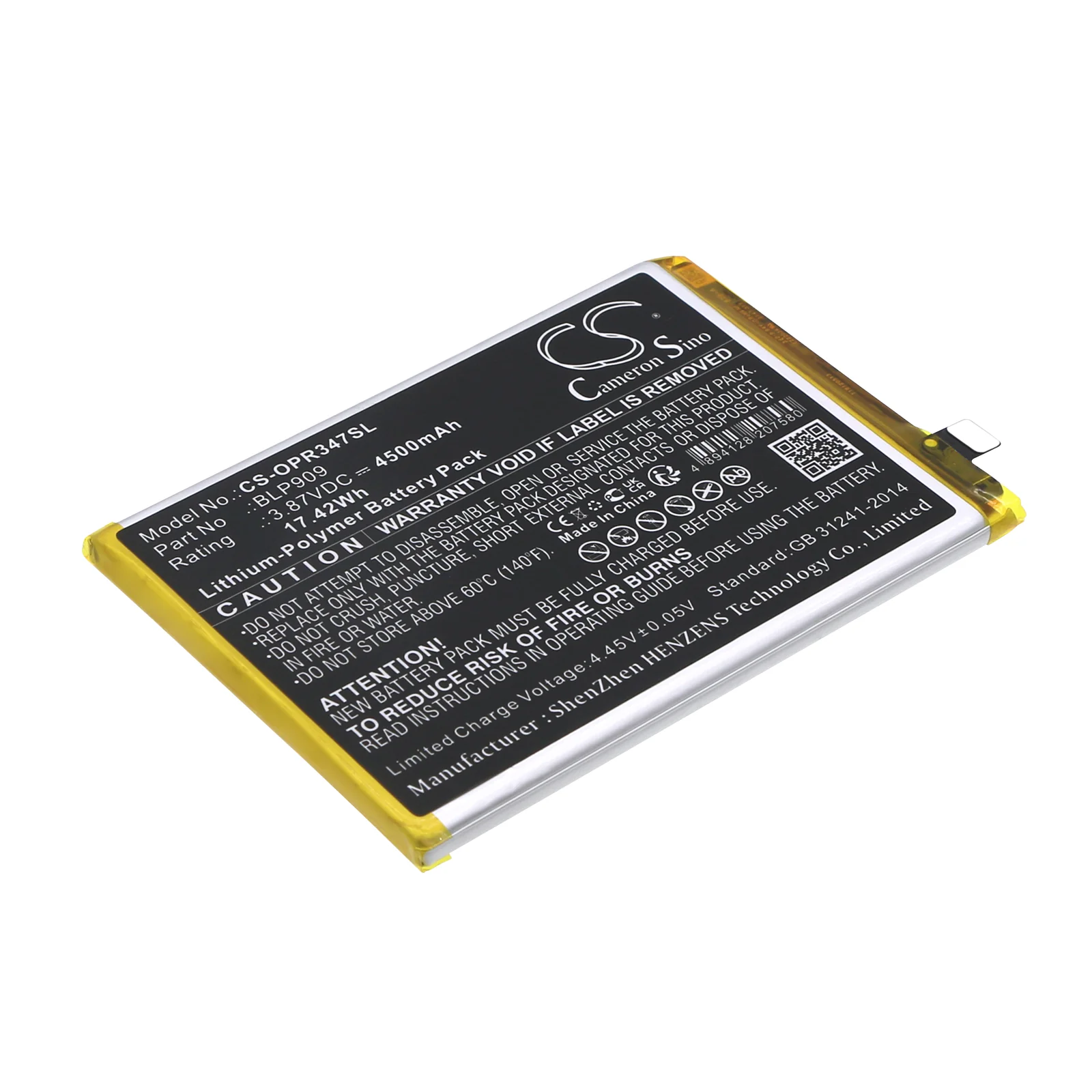 Realme 9,9 5G 2022,RMX3474 Mobile Phone Replacement Battery - view 1