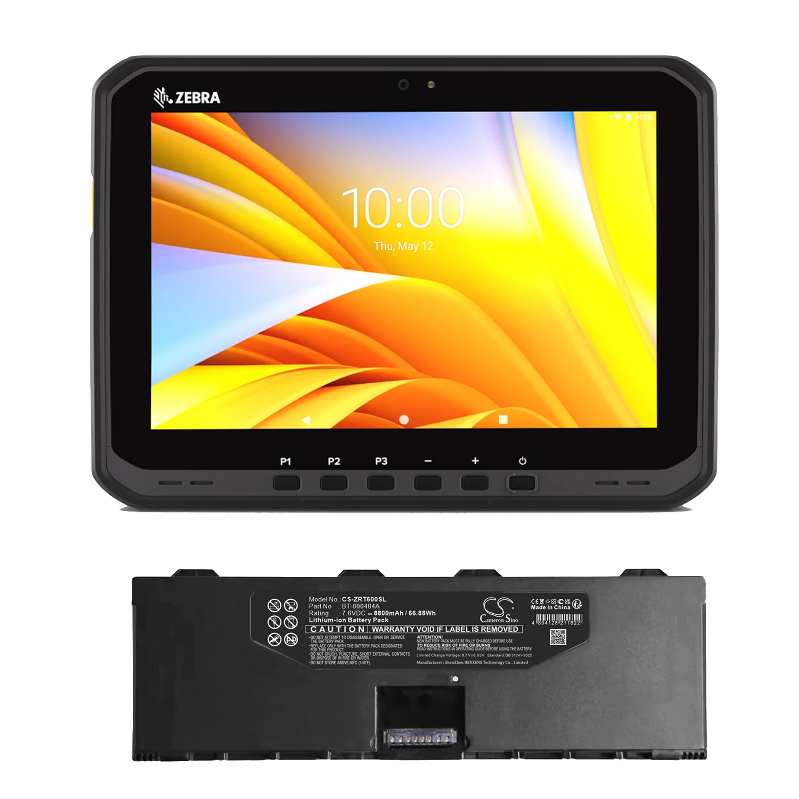 Zebra ET6X,ET6XW Tablet Replacement Battery - view 1
