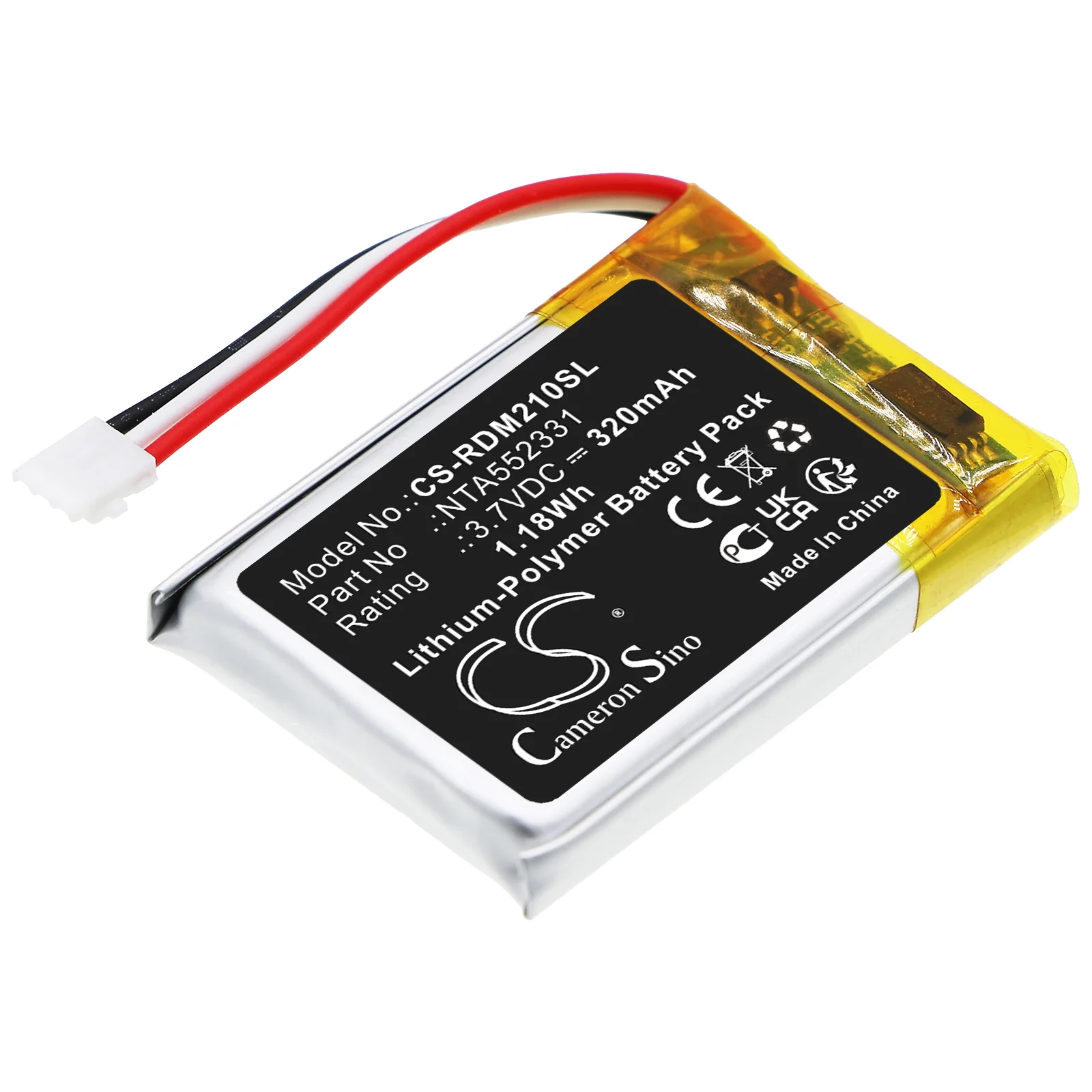 Rode Wireless Go II Headphone Replacement Battery - view 1