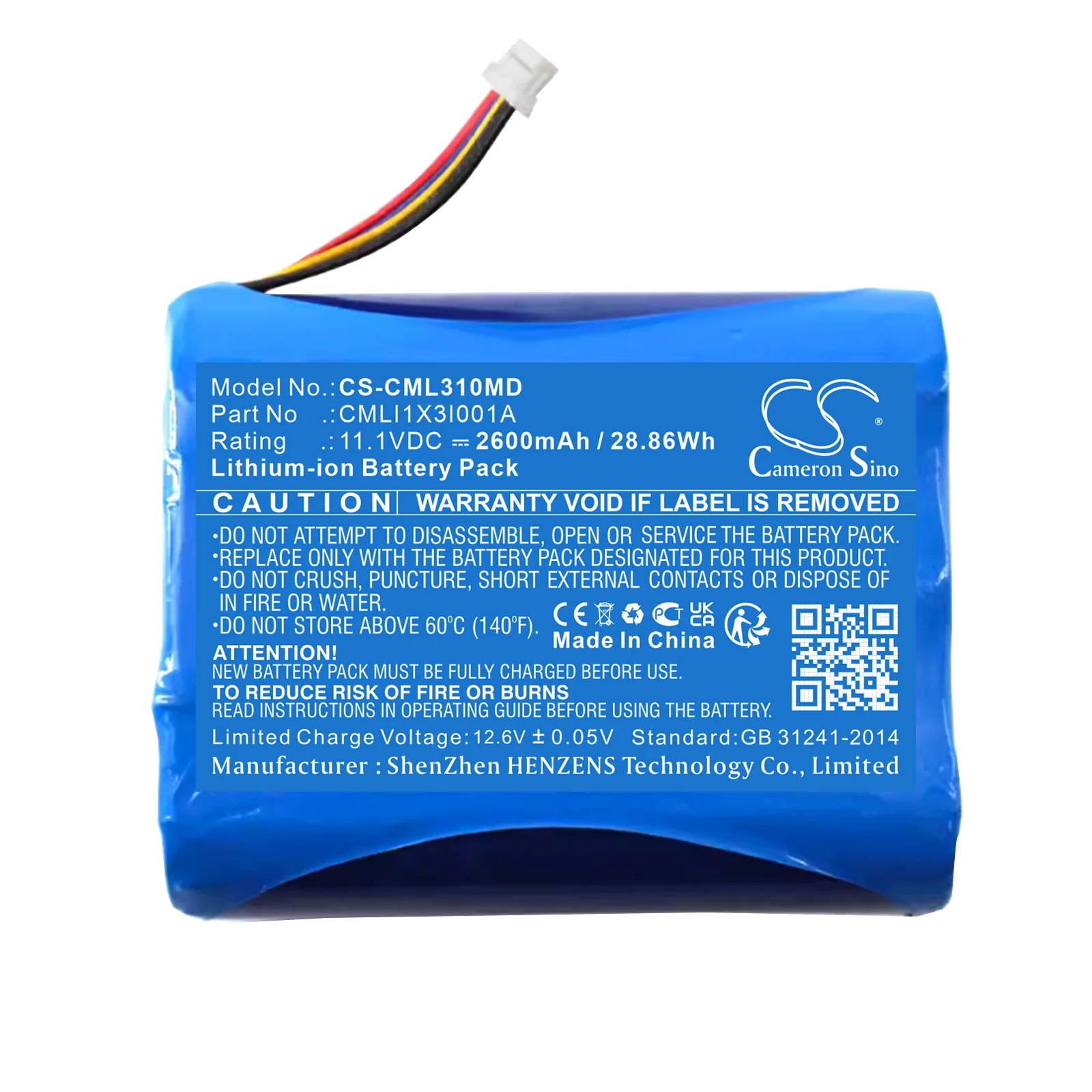 Comen Synhas Medical Replacement Battery - view 1