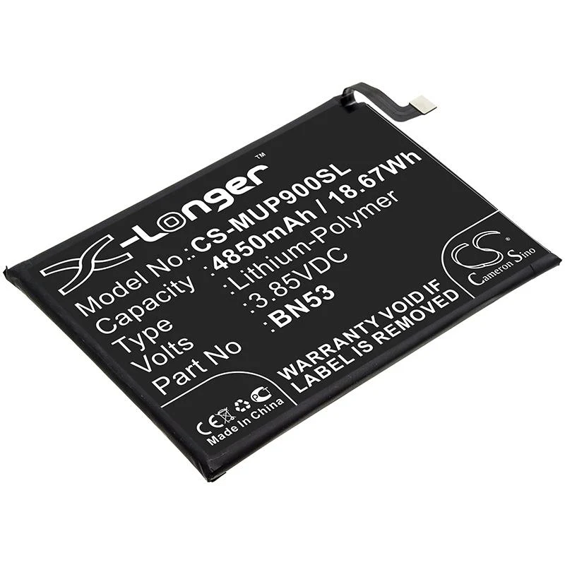 Redmi Note 9 Pro,Note 9 Pro Max,M2003J6B2G,M2003J6B1I,M2101K6G Mobile Phone Replacement Battery - view 1