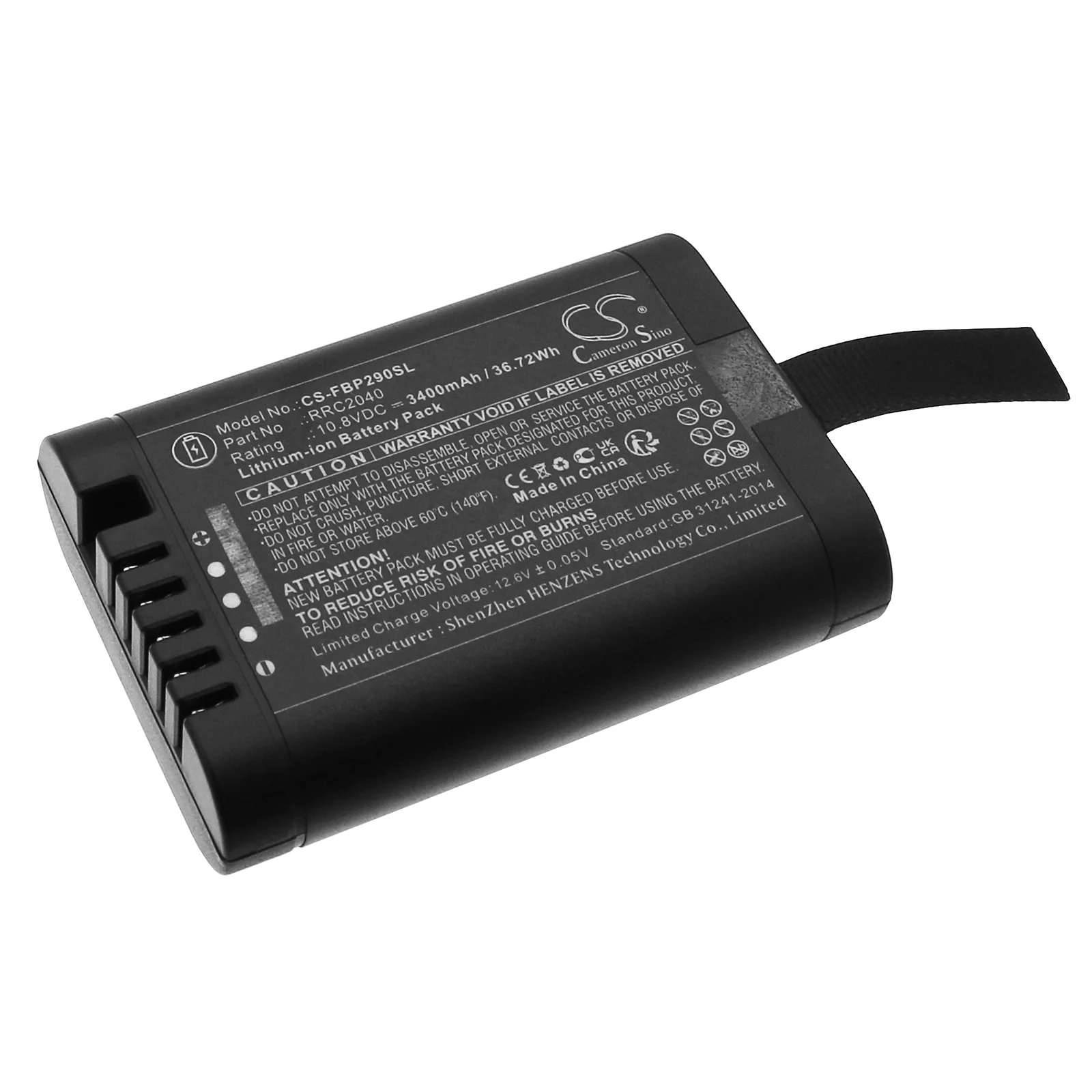 Olympus IPLEX LX LT,IPLEX MXII,IPLEX LT,IV 8635L,IPLEX LX,IPLEX RT,IPLEX RX,IPLEX TX,IPLEX G Survey Multimeter and Equipment Replacement Battery - view 1