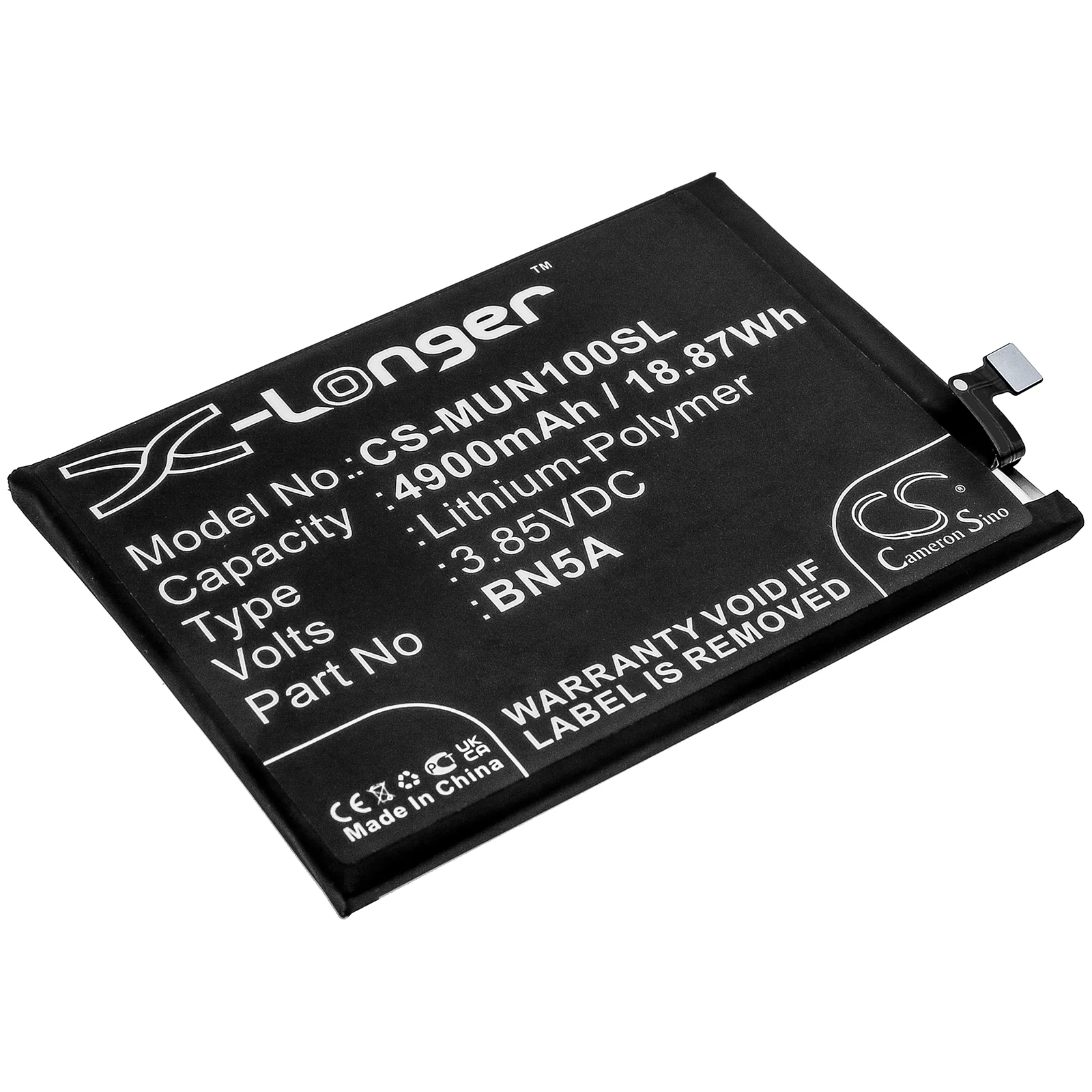 Redmi Note 10 5G,M2103K19G,Note 10T,Note 10T 5G,M2103K19I,Note 11 4G Mobile Phone Replacement Battery - view 1