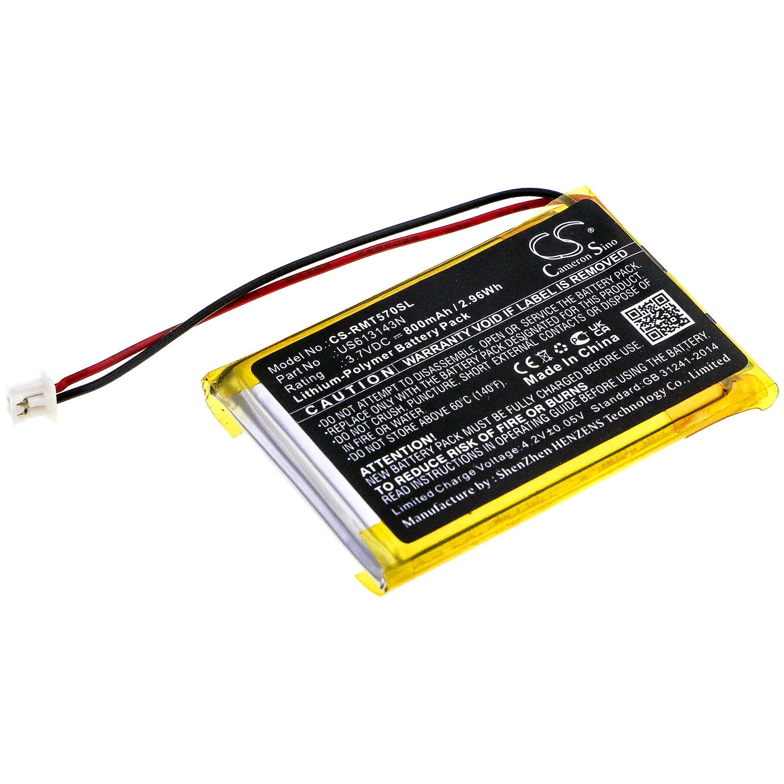 Rapoo MT750L,MT750 Pro Keyboard Replacement Battery - view 1