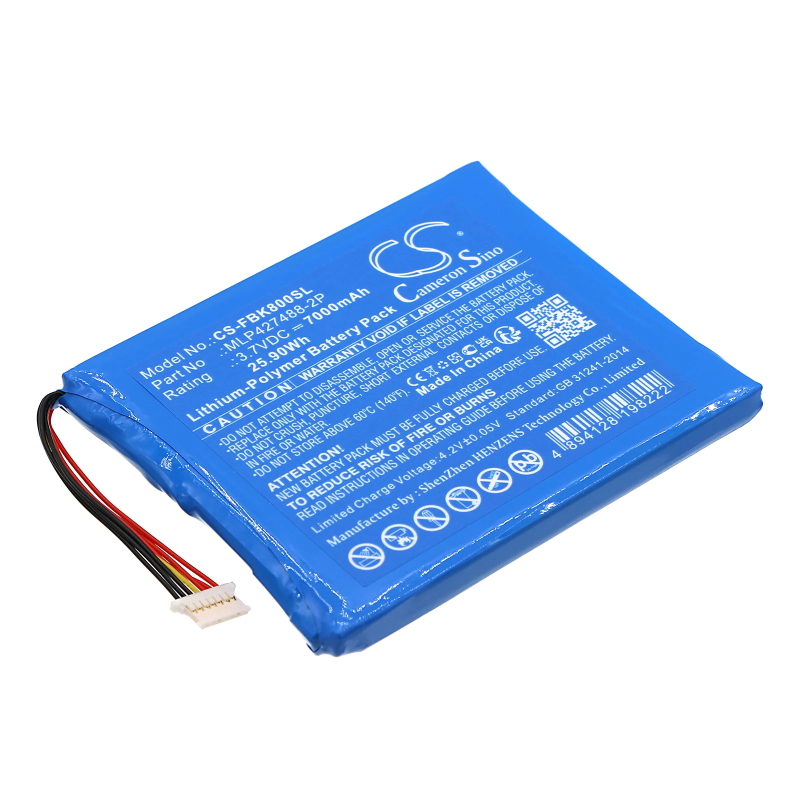 Fieldbook K80,K80 G2,Rugline RT86 Industrie Tablet Tablet Replacement Battery - view 1