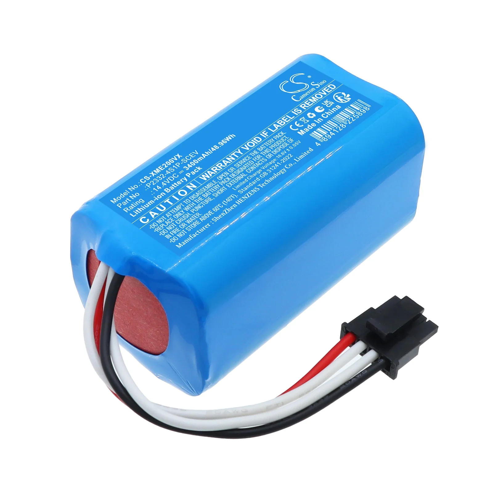 Xiaomi BHR8629EU, BHR8629EU, D106,Robot Vacuum S20 Vacuum Replacement Battery - view 1