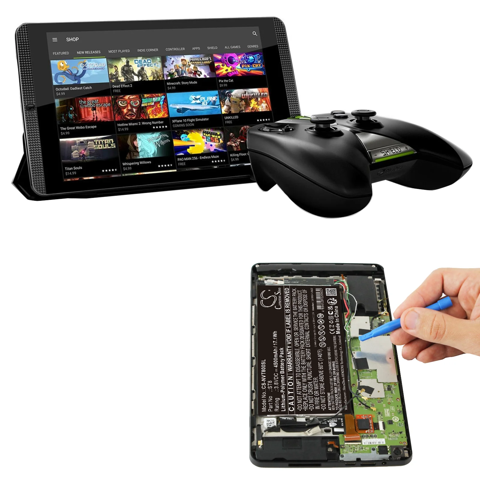 Nvidia Shield K1,Shield P1761W Tablet Replacement Battery - view 1