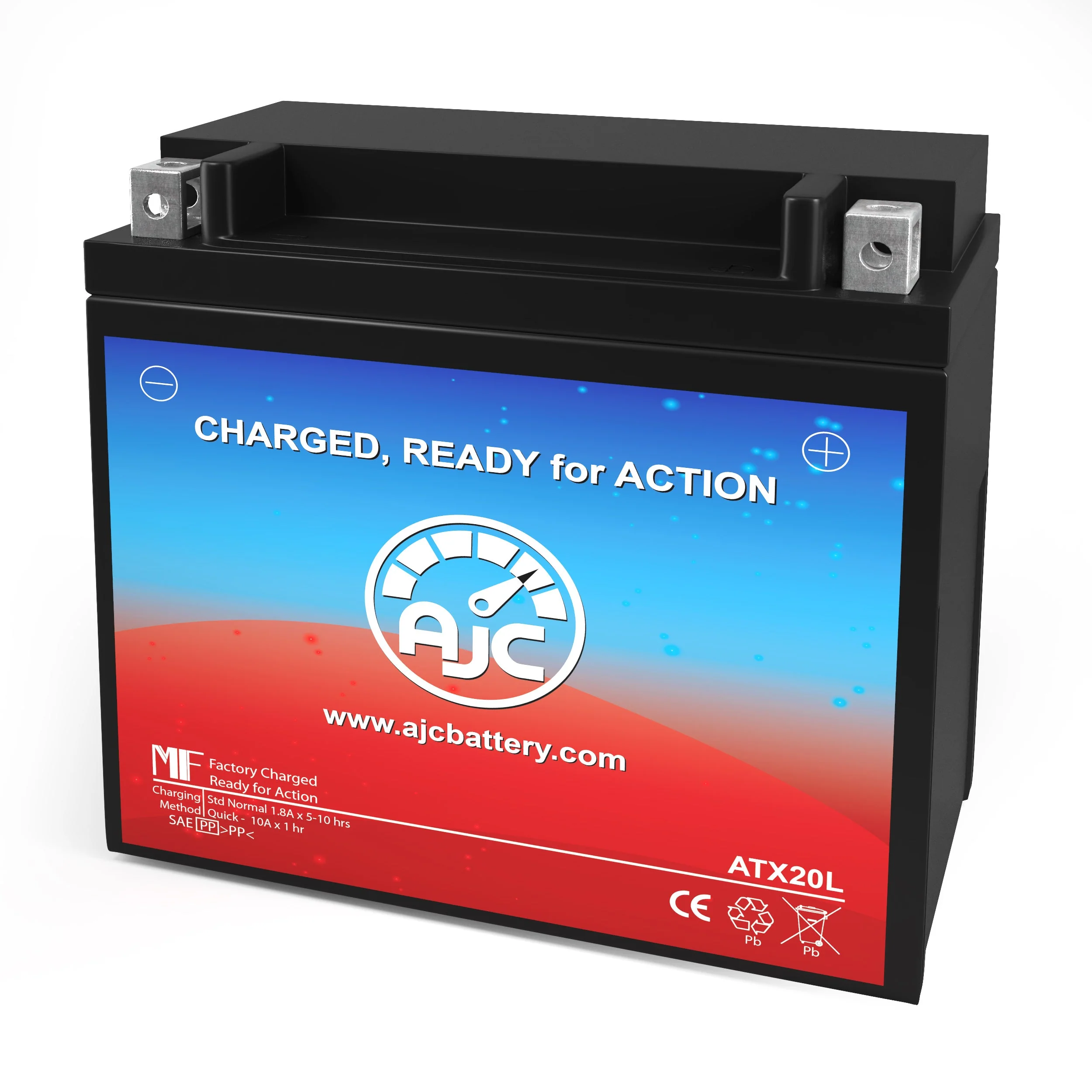 AJC Battery Compatible with Triumph Rocket 3 2300CC Motorcycle Battery (2003-2016) - view 1
