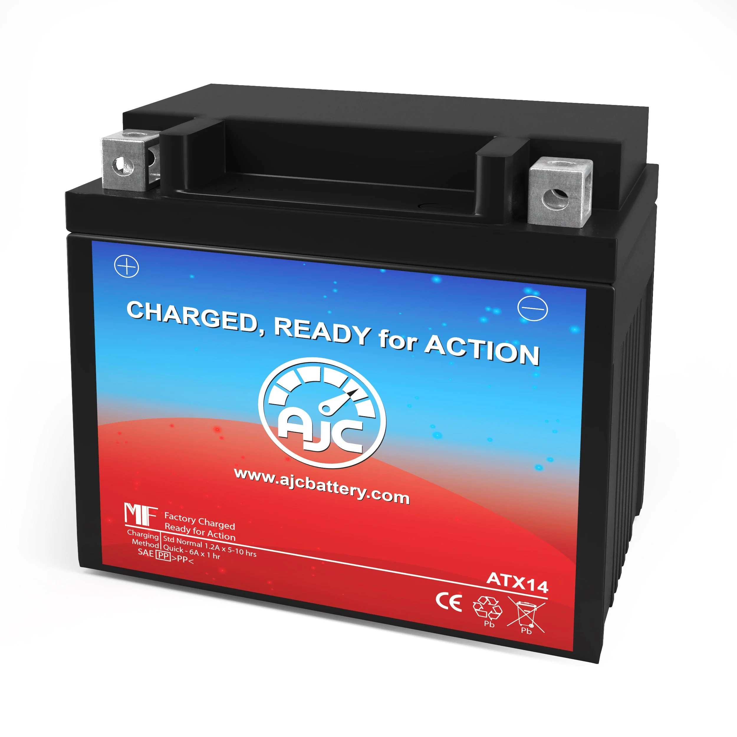 AJC Battery Compatible with BMW R1200R Classic Motorcycle Battery (2011) - view 1