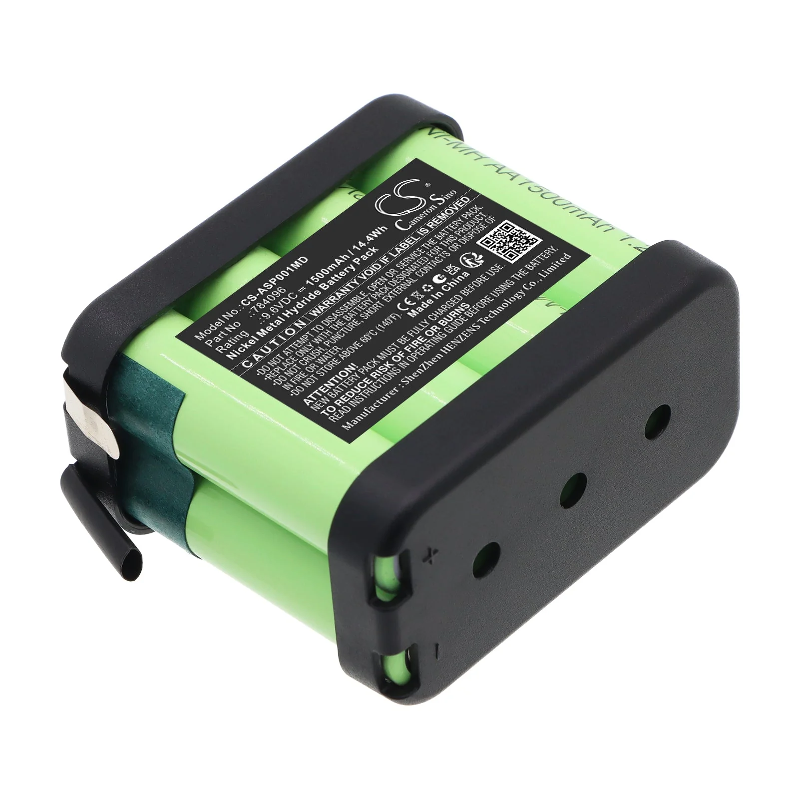 Ascor syringe pump Medical Replacement Battery - view 1