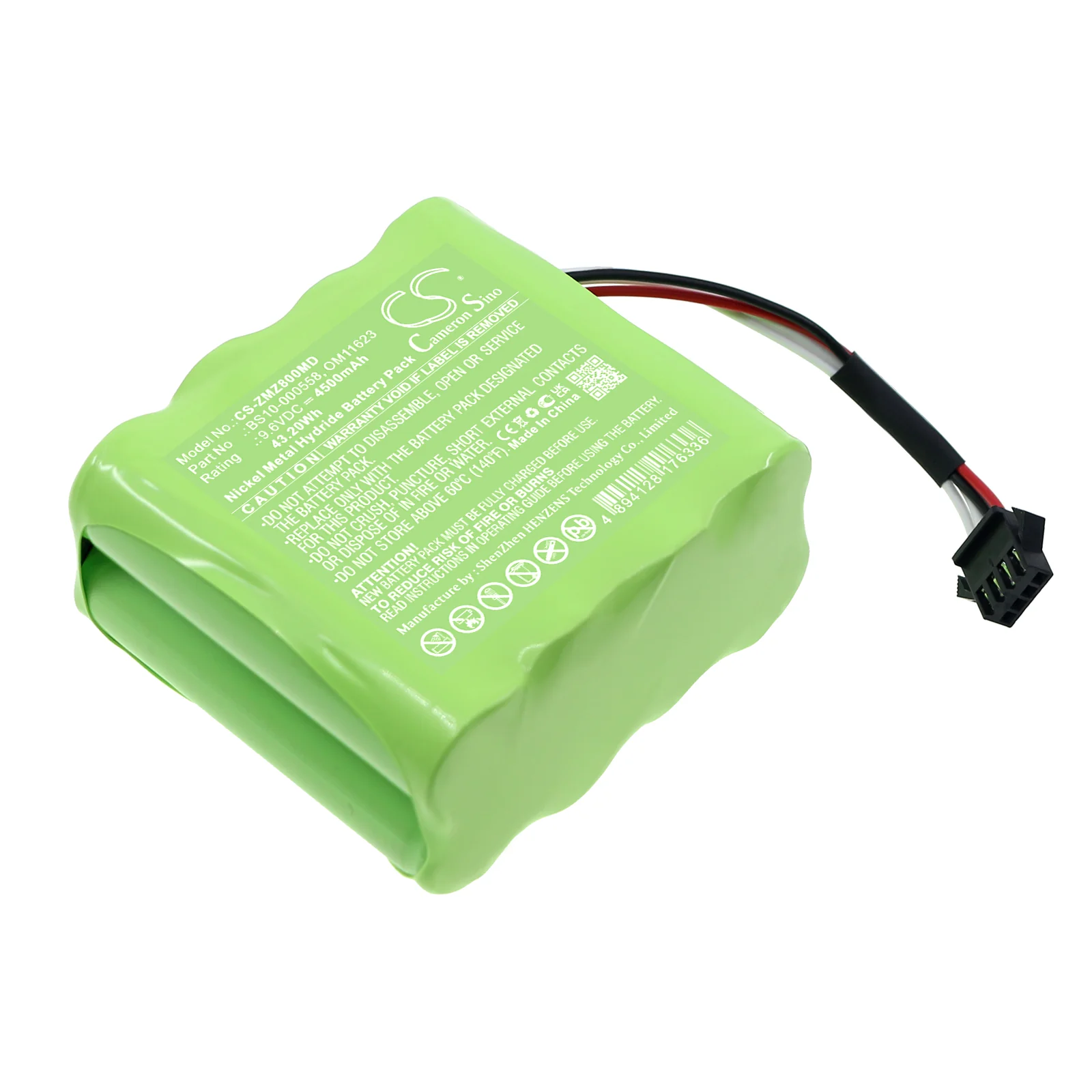Zyno Medical Z-800 Infusion Pump Medical Replacement Battery - view 1