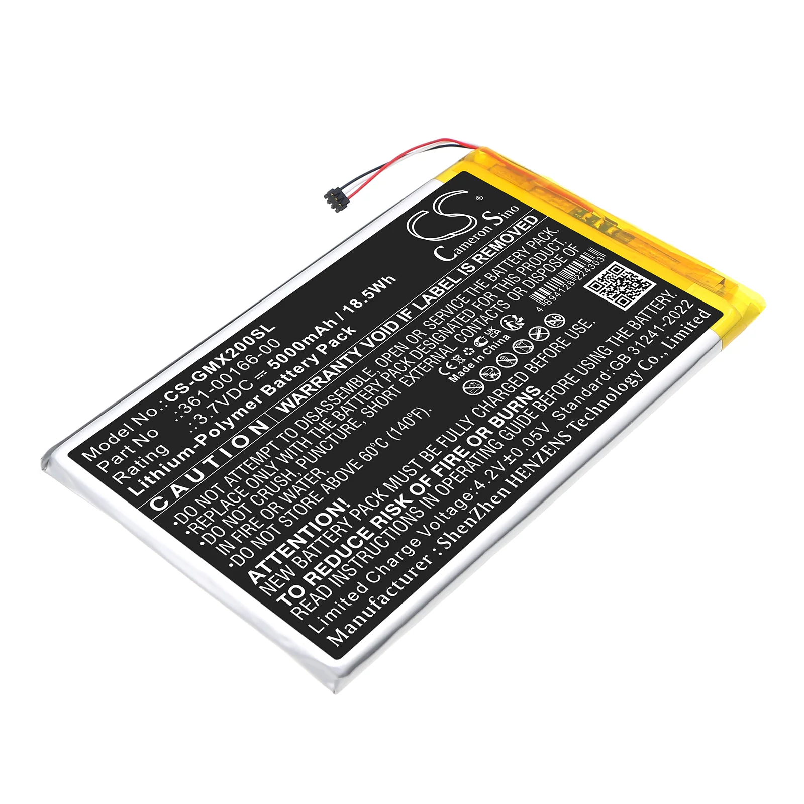 Garmin Zumo XT2 GPS Replacement Battery - view 1