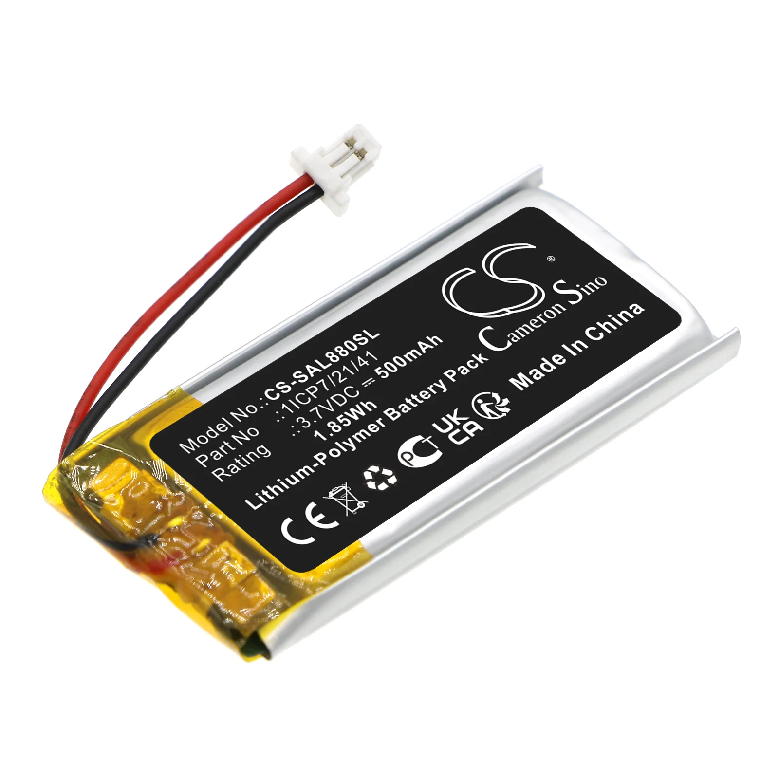 Samson Airline 88 Fitness,Airline 99 Fitness Headphone Replacement Battery - view 1